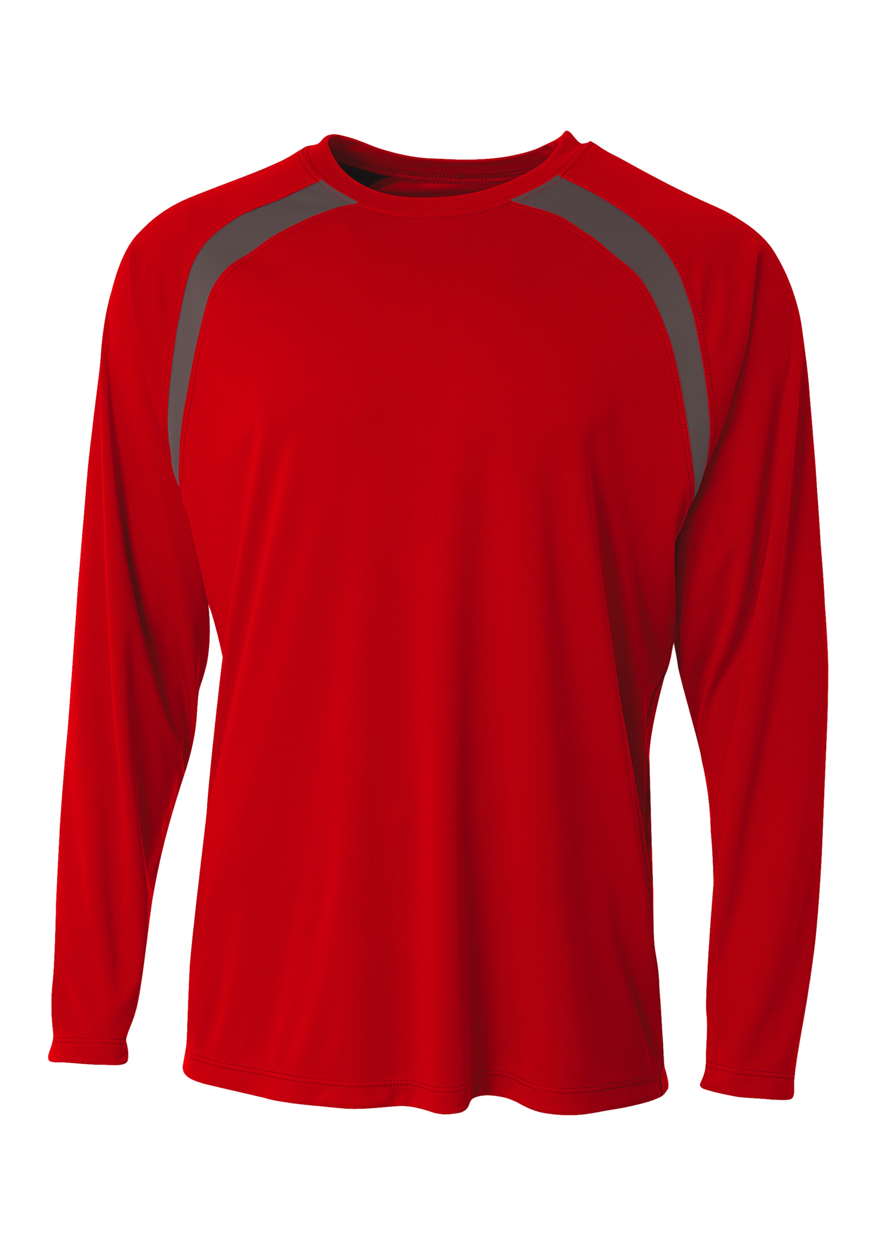 A4 Spartan Long Sleeve Color Block Crew 6
