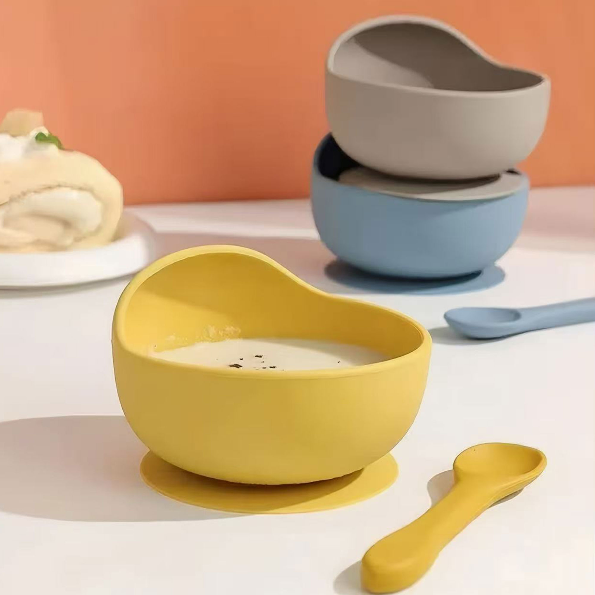 Children??s Silicone Snail Bowl 4