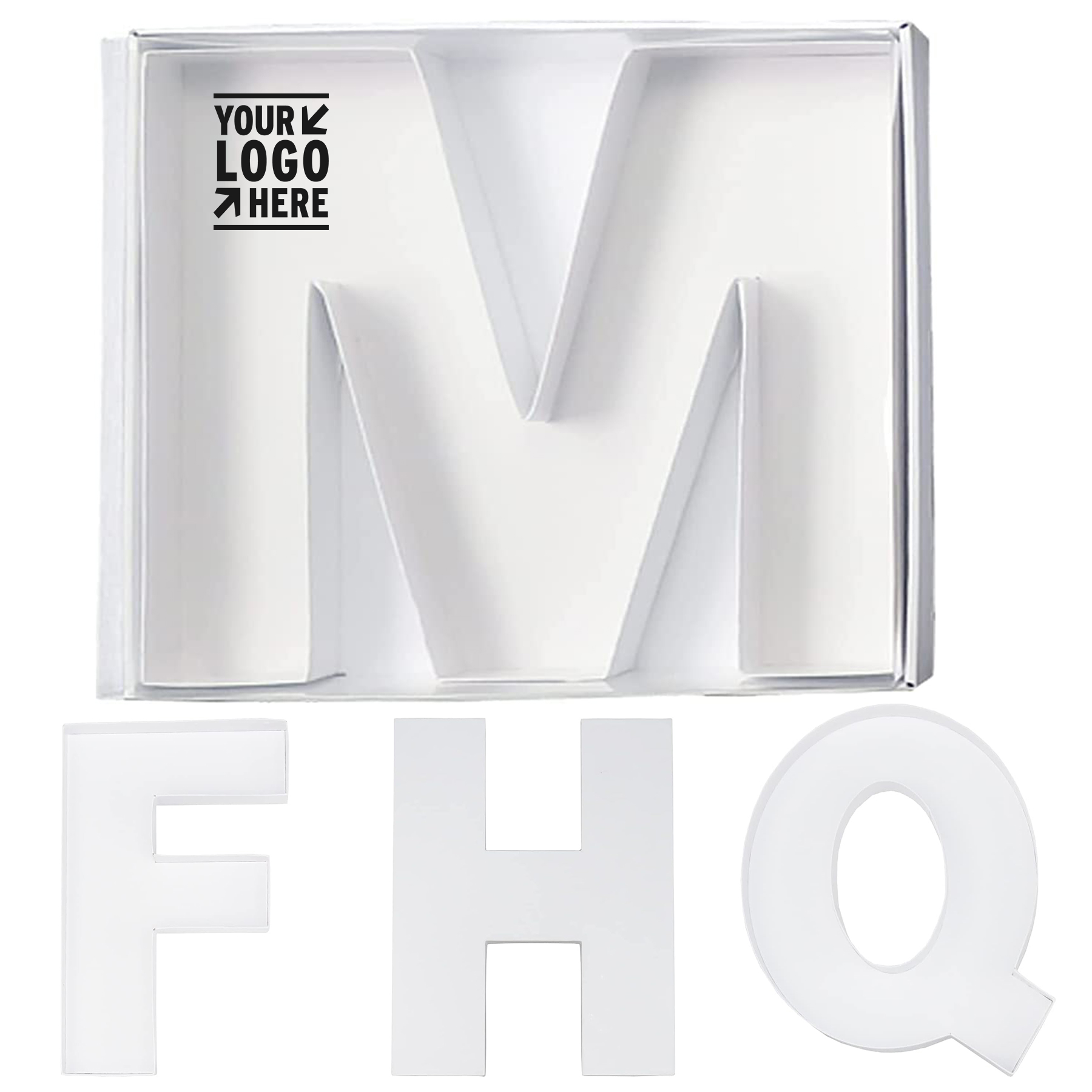 12" Cardboard Letter  Shaped Mache Sweets Candy Box 2