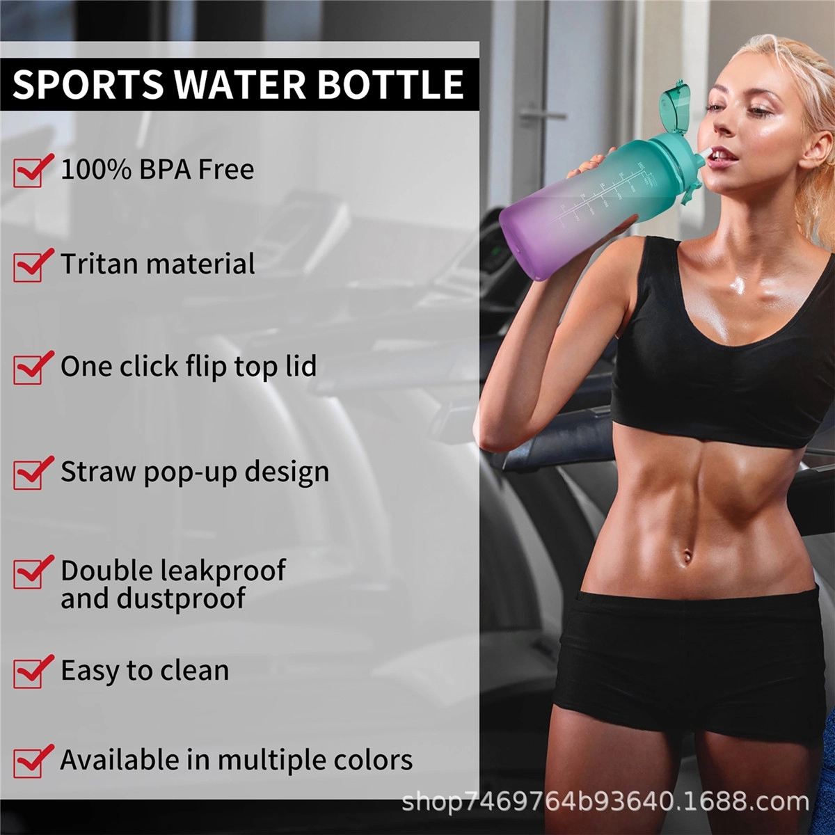 Multiple Water Bottle with Time Marker 5