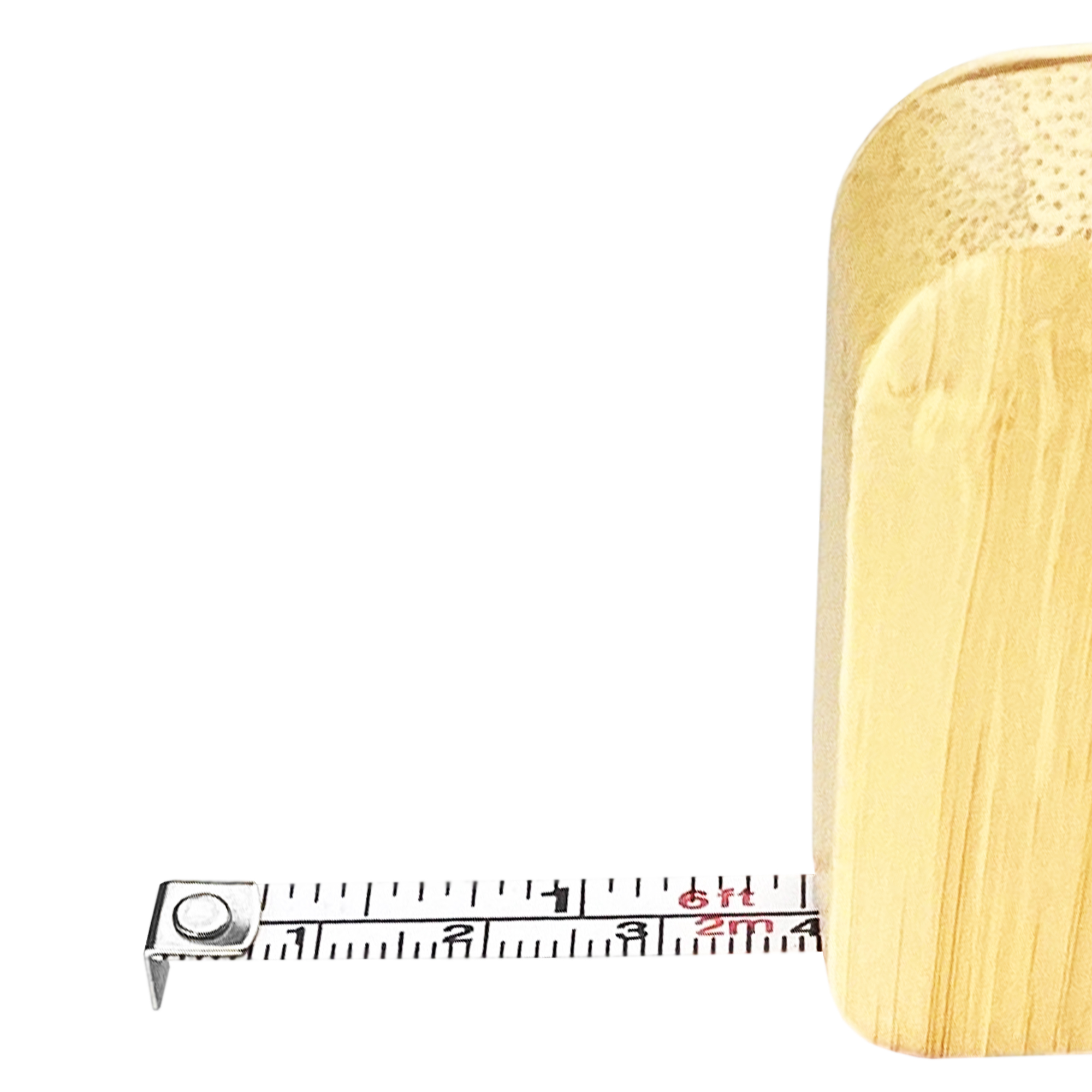 Bamboo Tape Measure Key Ring 3
