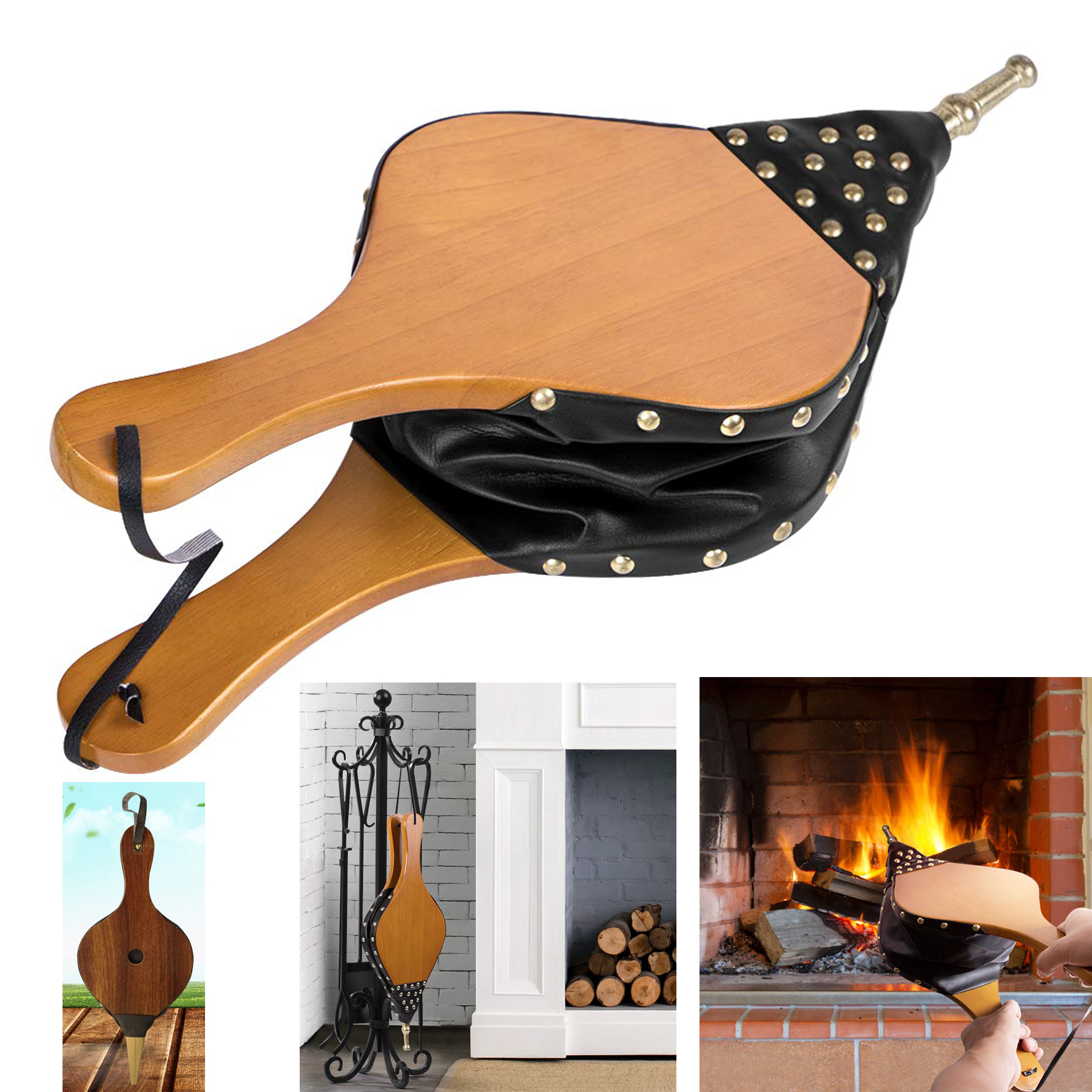Fireplace Large Wood Air Blower Cast Nozzle