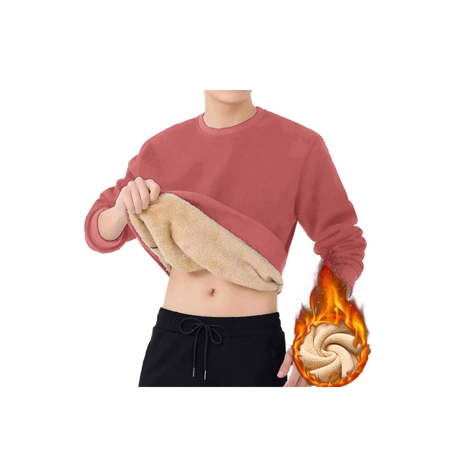 Winter Warm Soft Cozy Fleece Sweatshirt 8