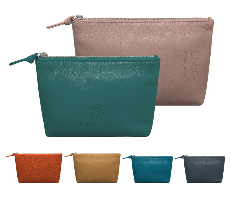 Real Leather Gusset Pouch (Medium) 2