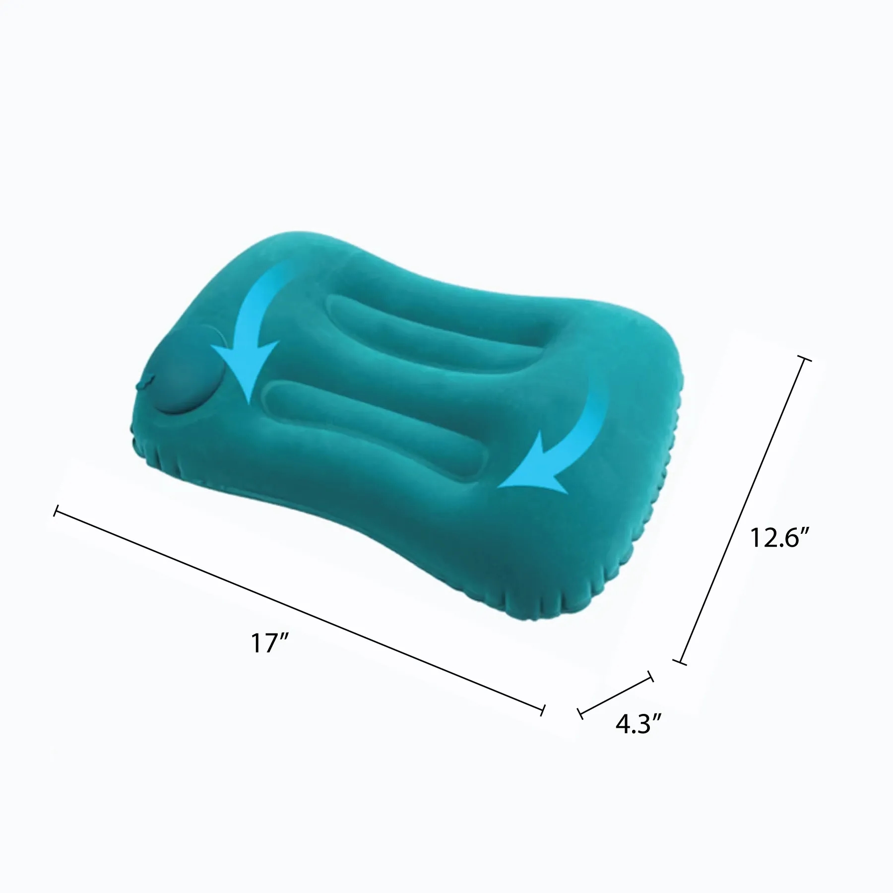 Stratus Ultralight Travel Pillow with Built-in Pump 12