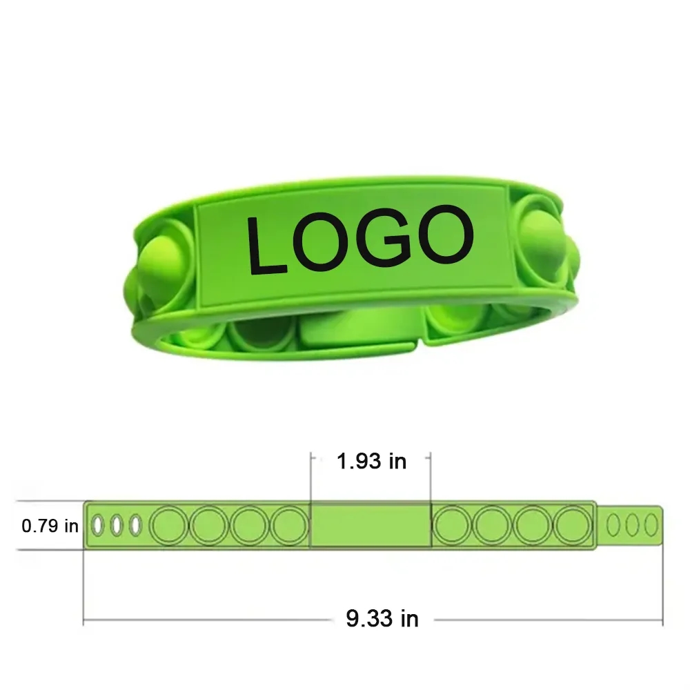 Silicone Push Pop Bracelet Fidget Toy 3