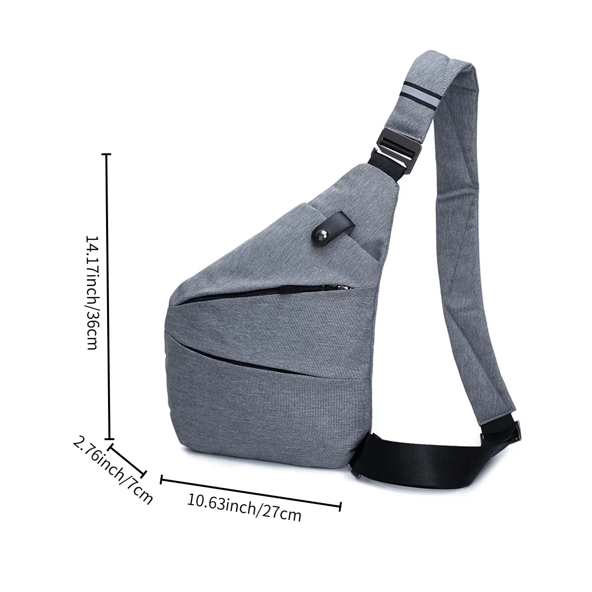 Waterproof Anti-Theft Crossbody Sling Shoulder Bag 5