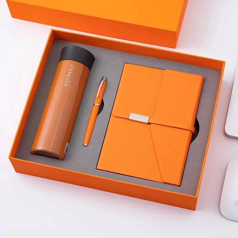 Custom Notebook Set with Pen and Thermos Cup Flask Umbrella 3