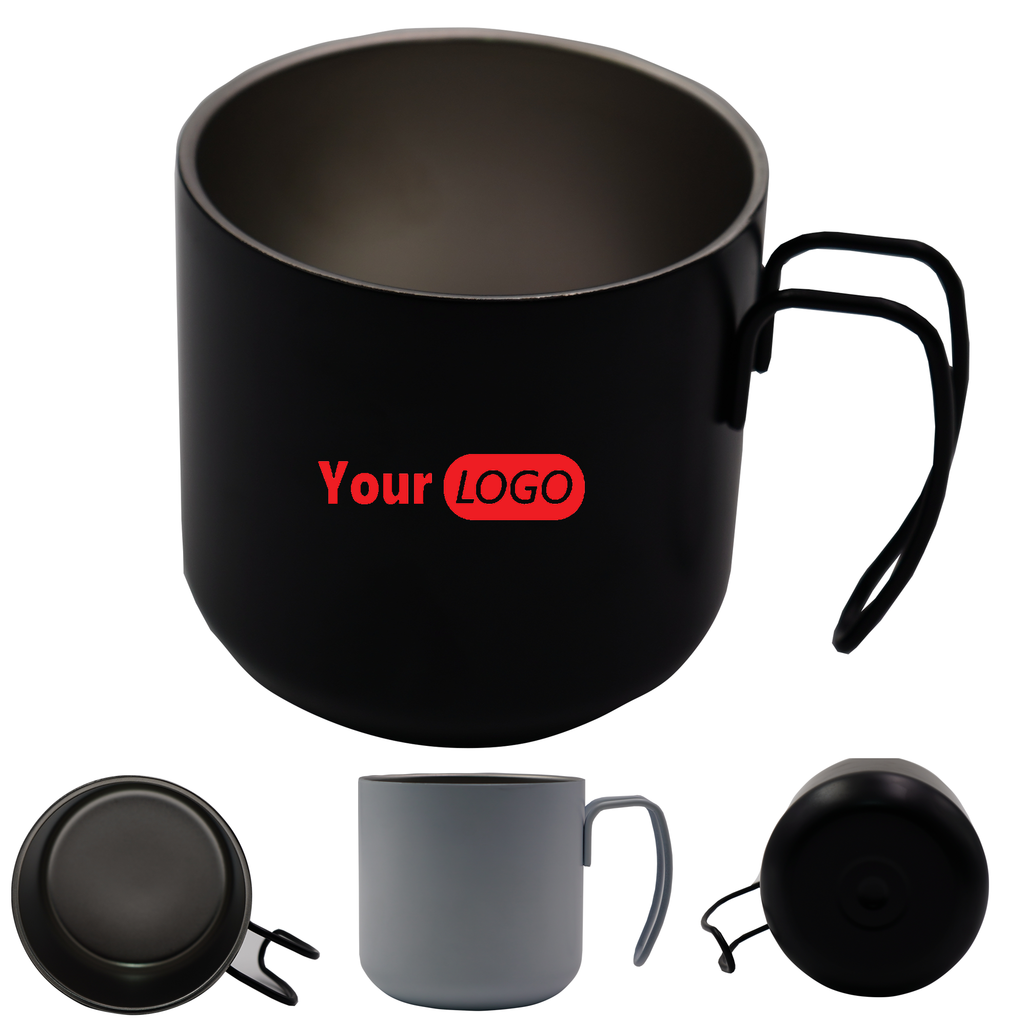 12 oz. Double Wall Stainless Steel Coffee Mug
