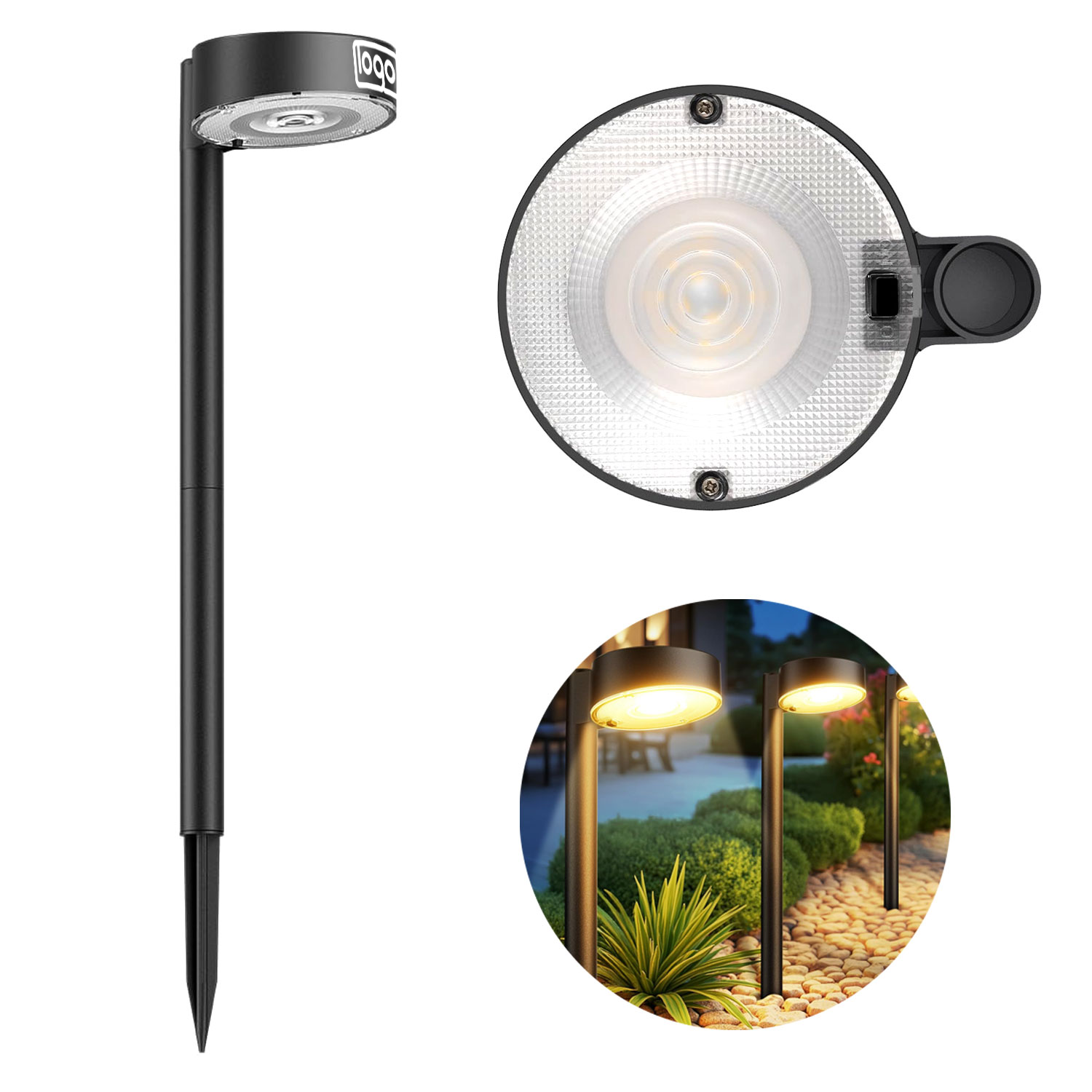 Outdoor Solar LED Garden Lights-Ground Insertion Decor 5