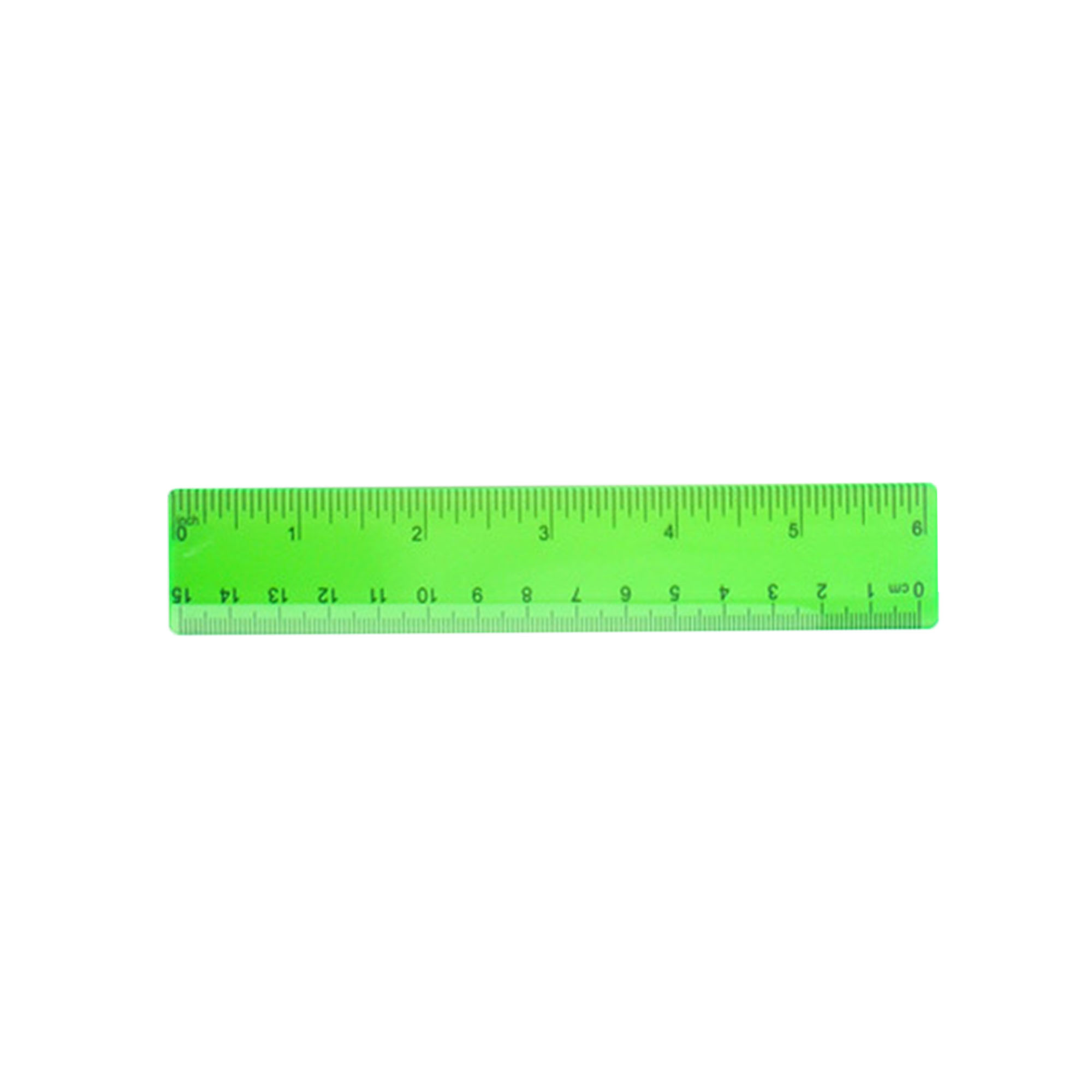 15cm Colored Plastic Rule 3