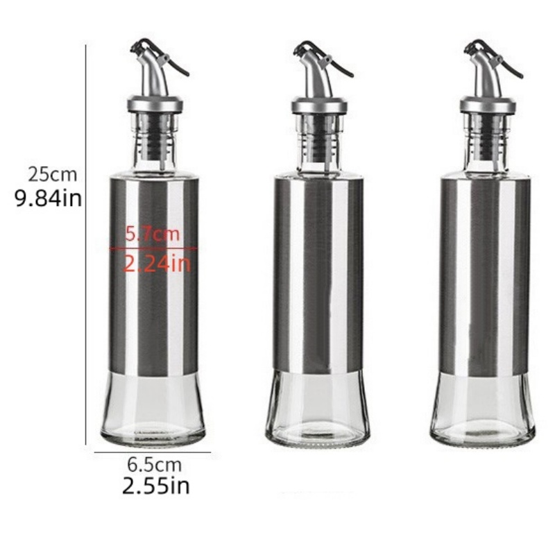 Customized stainless steel oil bottle 2