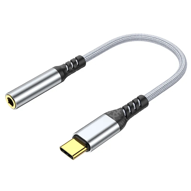 USB Type C to 3.5mm Female Headphone Jack Adapter 2