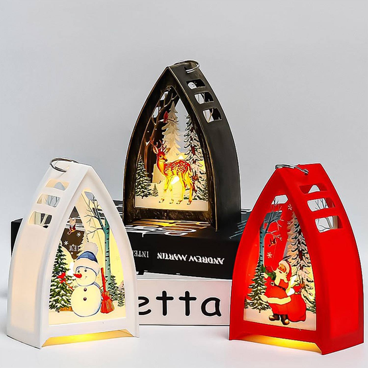 Plastic Christmas Decorative Light Ornaments 6