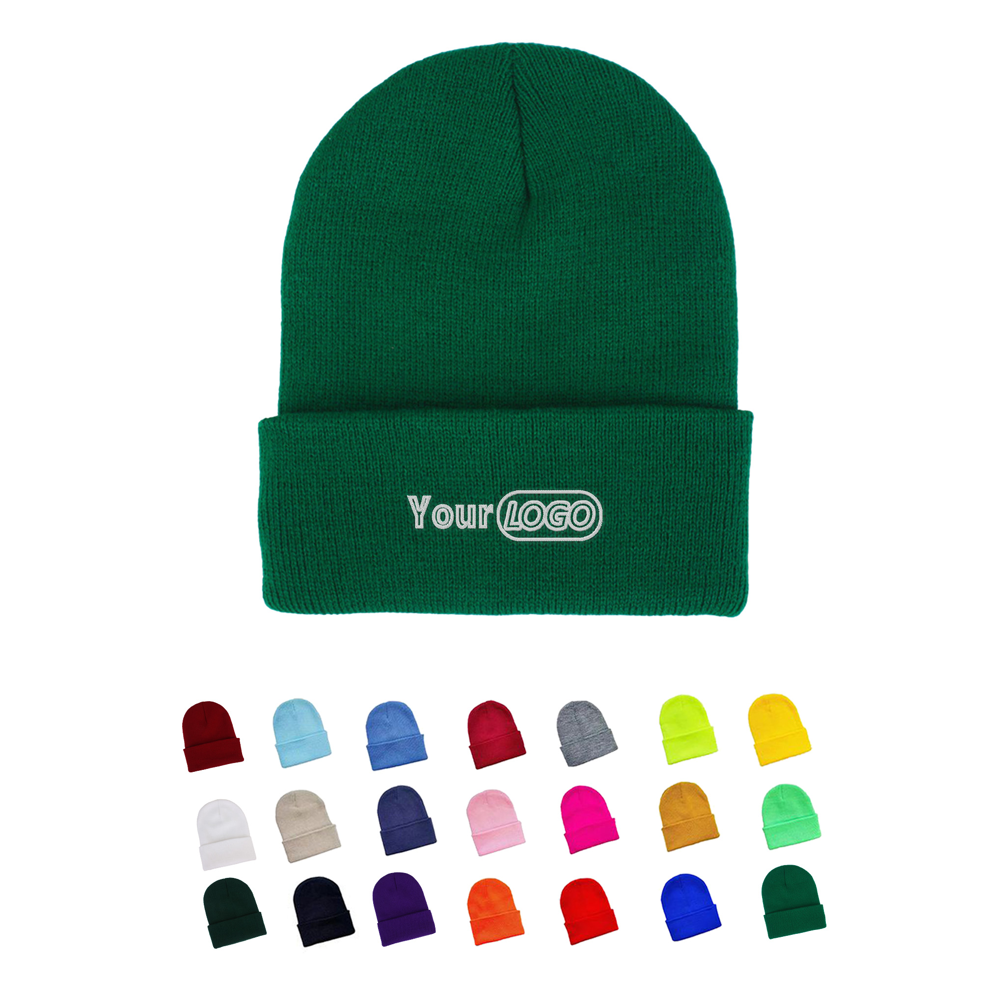 Winter Windproof Cuffed Beanie Hat 6