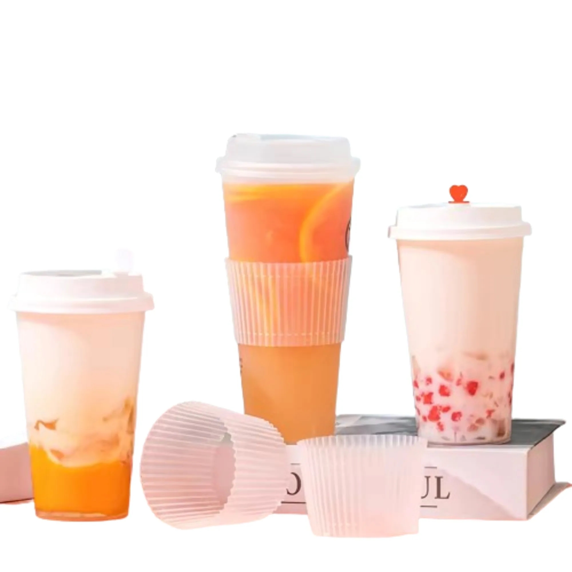 Boba Milk Tea Cups With Lid 3
