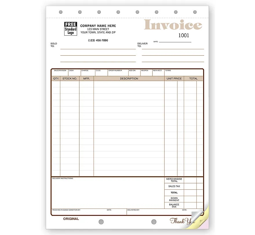 Furniture And Appliance Invoices 2