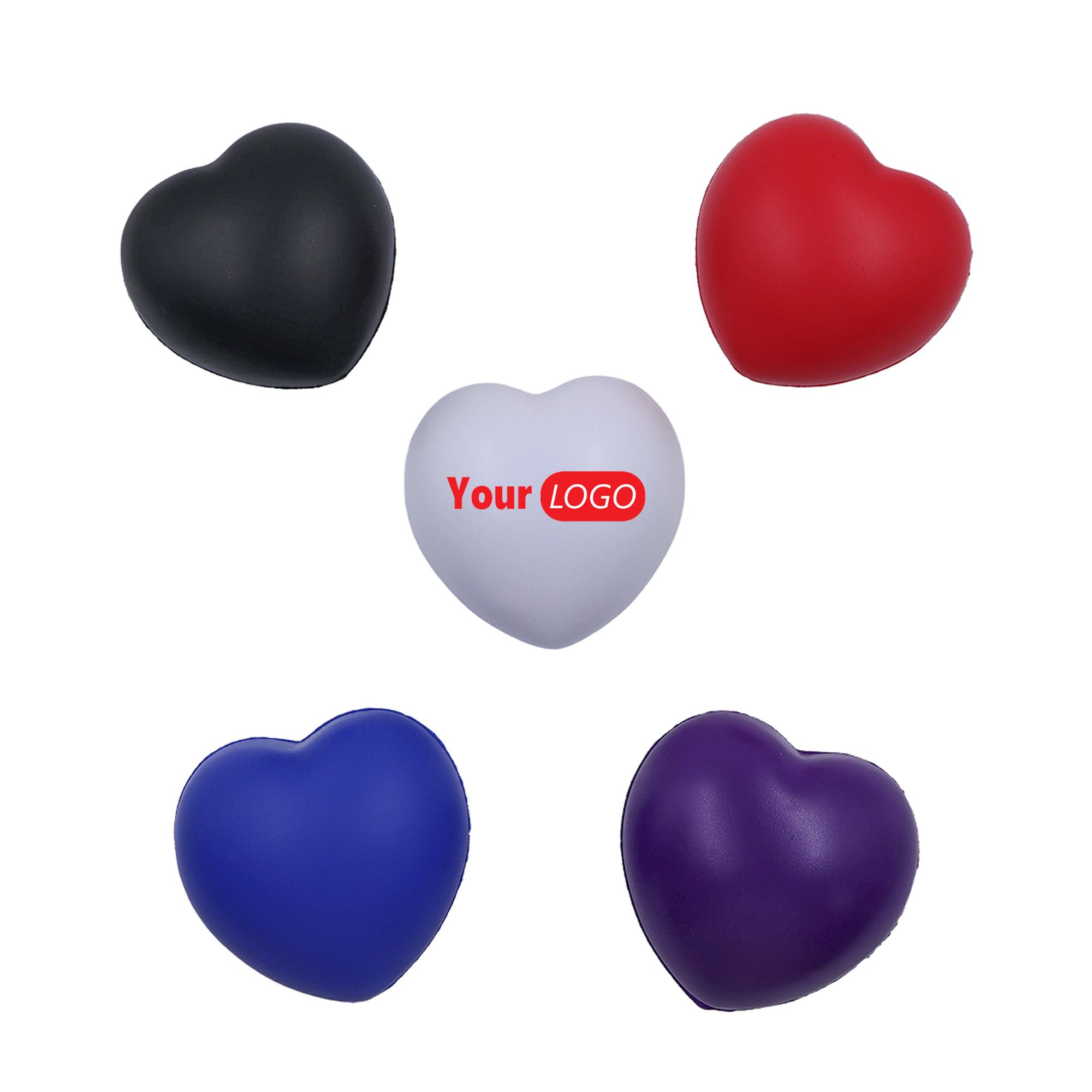 2.7" Heart Stress Ball 2