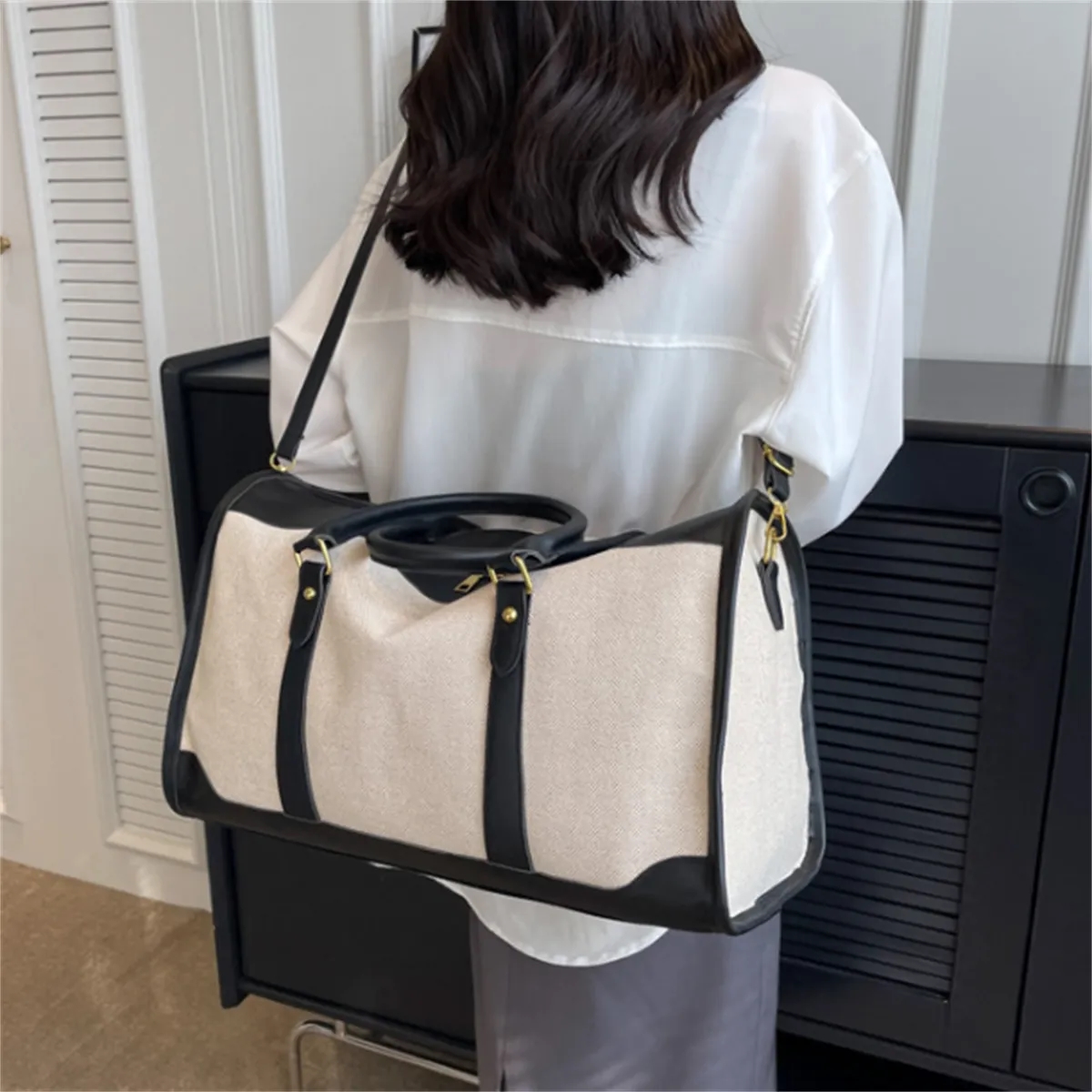 Overnight Bags for Women Travel Shoulder Weekender Handbag 4