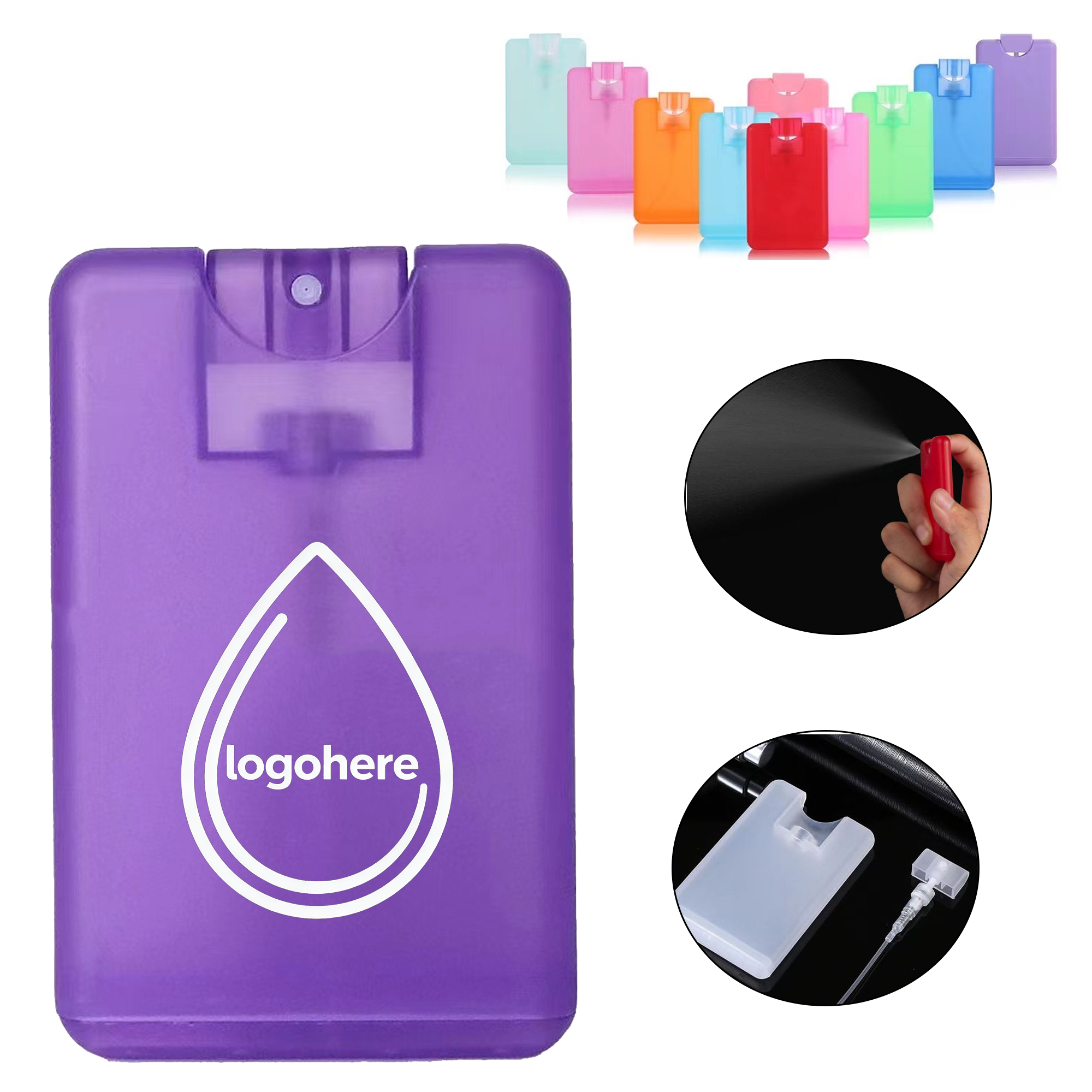 MOQ 50 Empty 0.7OZ Spray Bottle 2