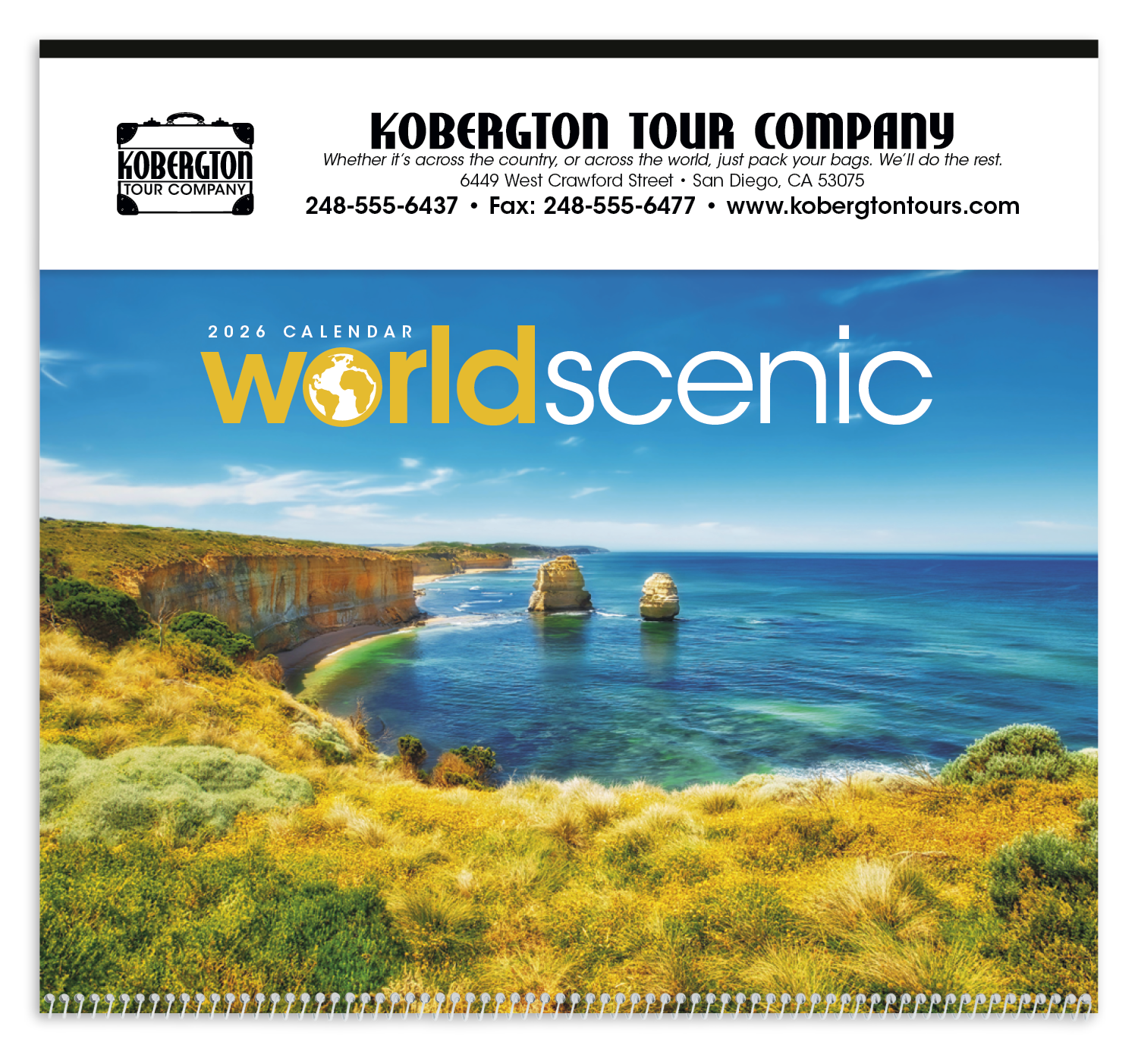 Triumph® Calendars World Scenic Calendar 12
