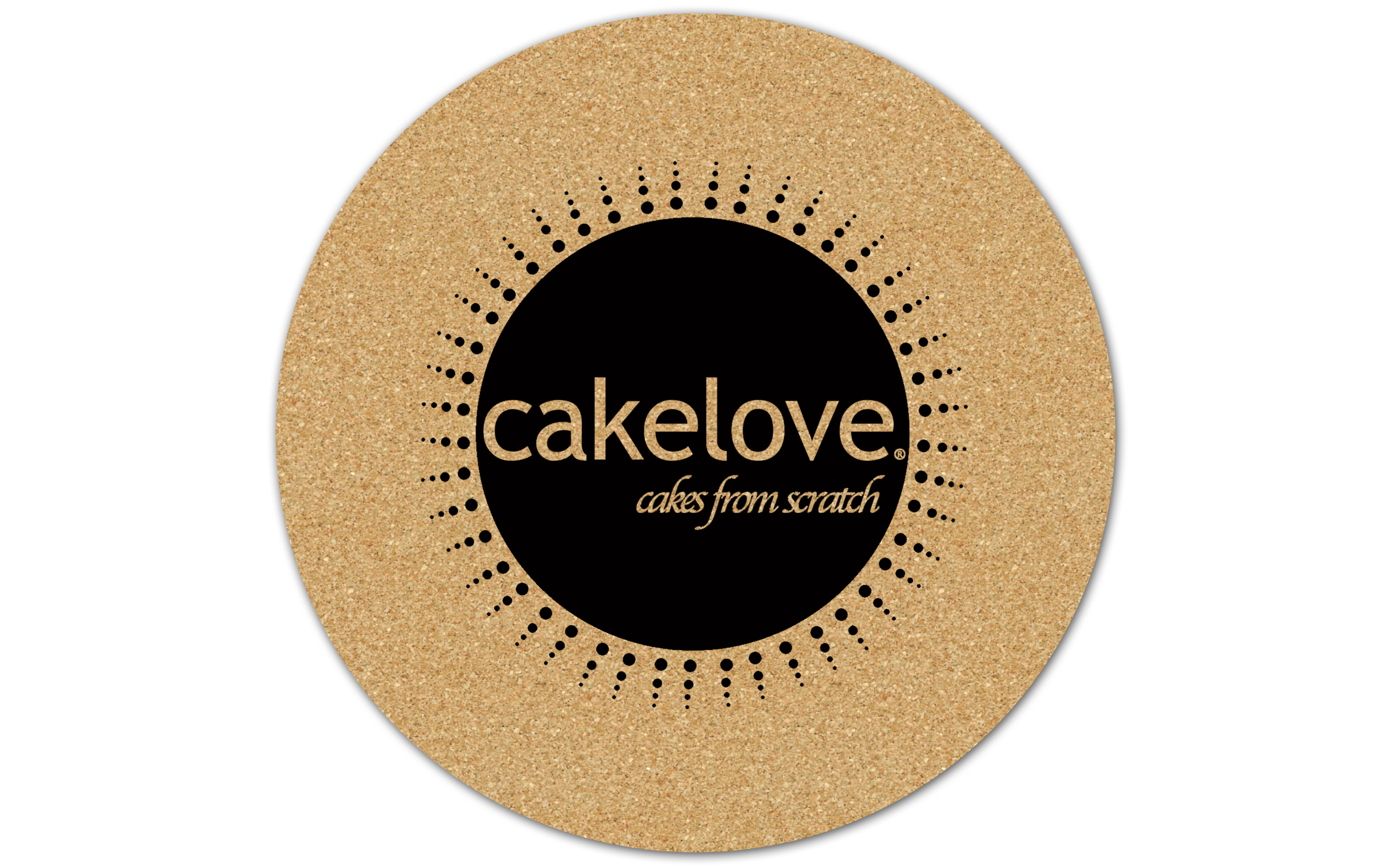 Circle Cork Mat 12" 3