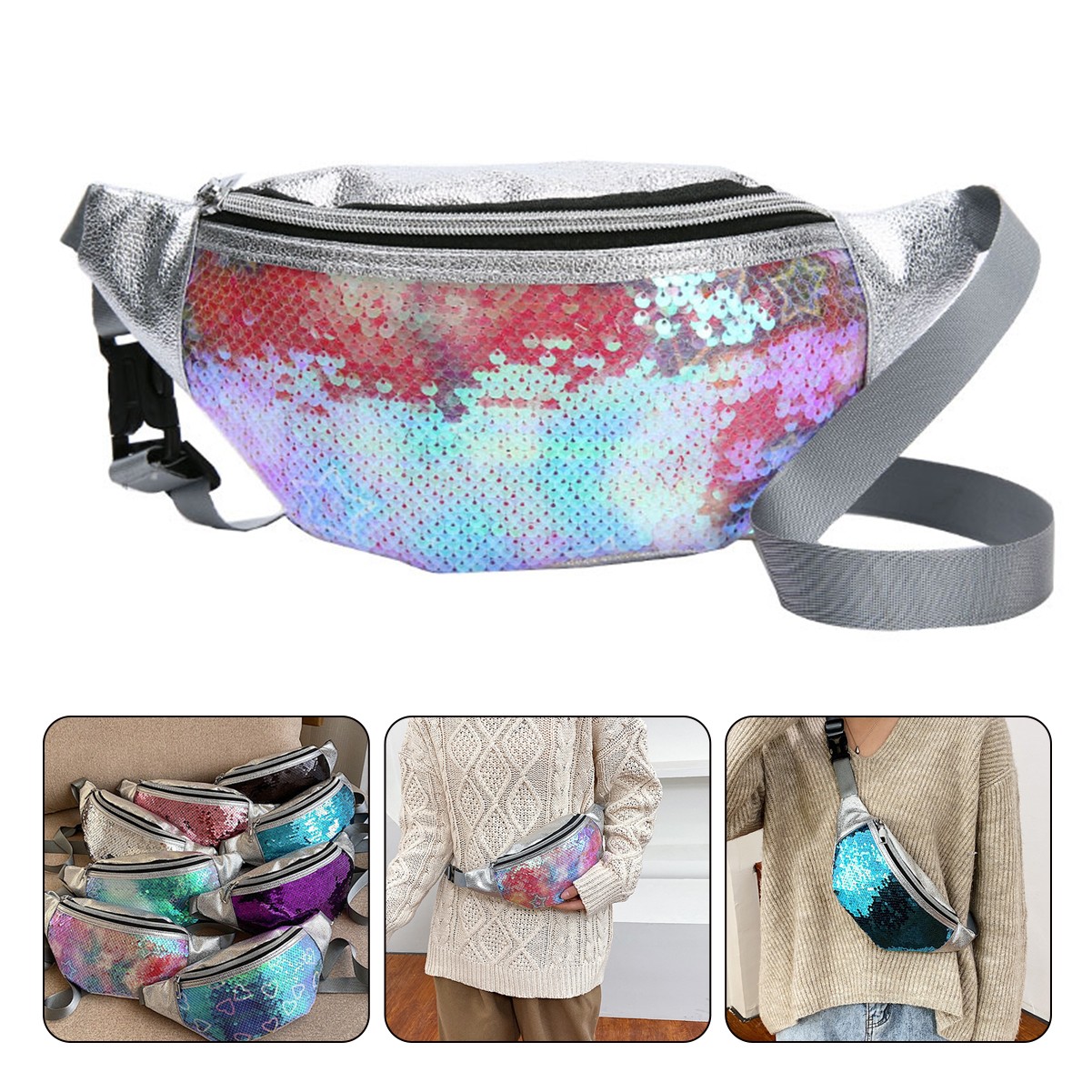 Glitter Sequins Fanny Pack 2