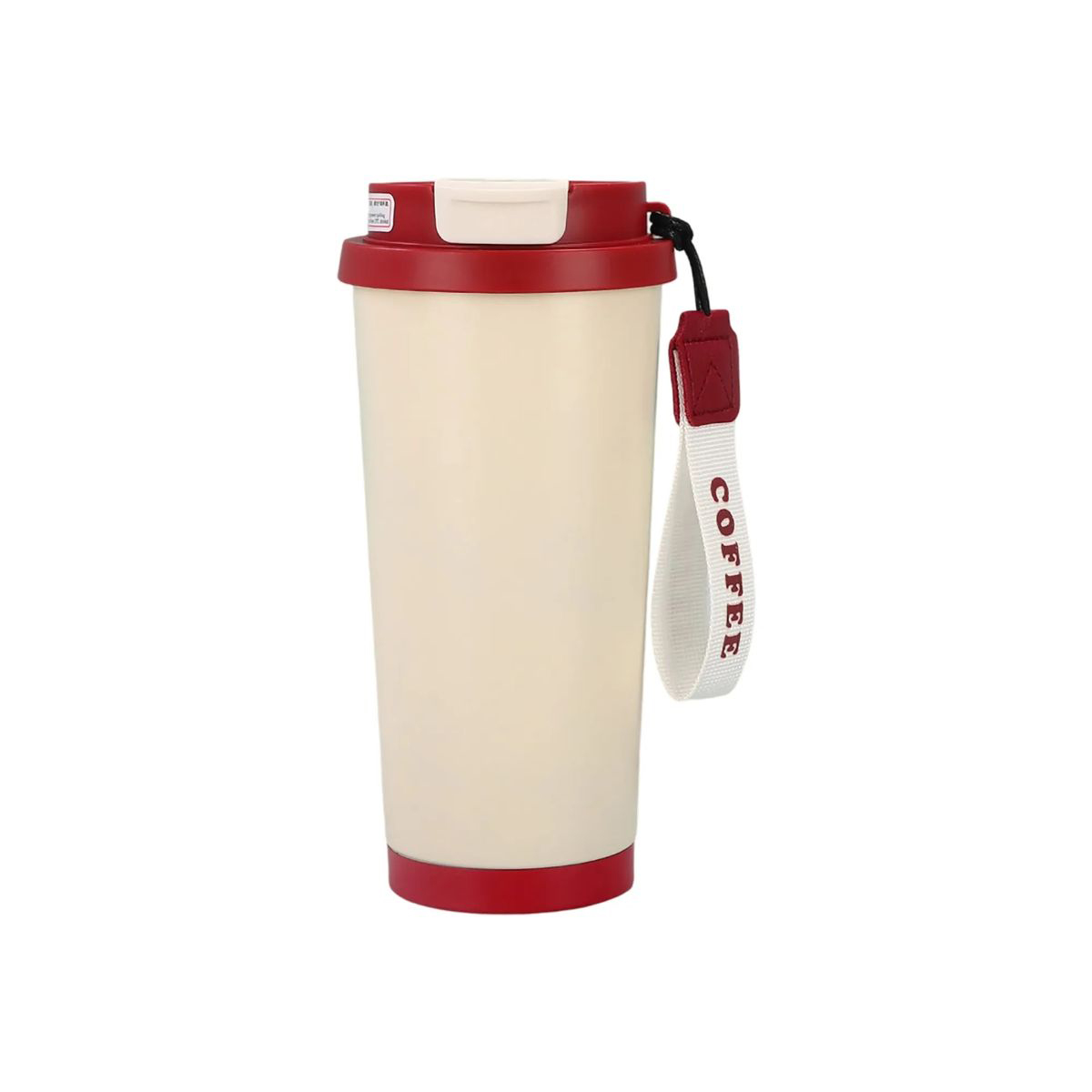 Stainless Steel Coffee Cup with 16oz Capacity and Rope 2