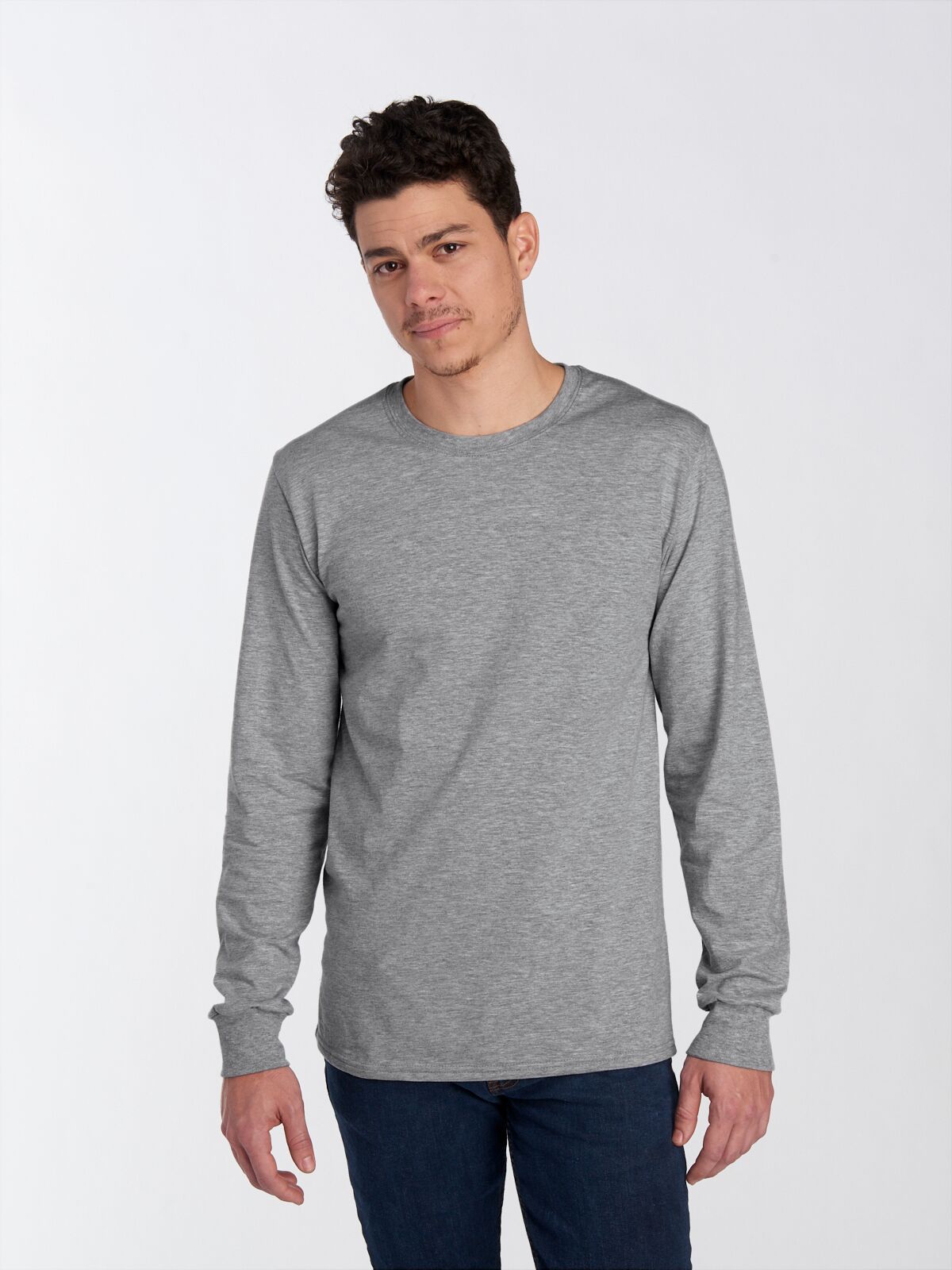 FRUIT OF THE LOOM ICONIC Ring-Spun Unisex Long-Sleeve T-Shirt 18