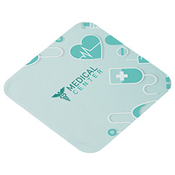 Heavyweight 6" x 6" Draw Twist Microfiber Cleaning Cloth- Full-Color 4