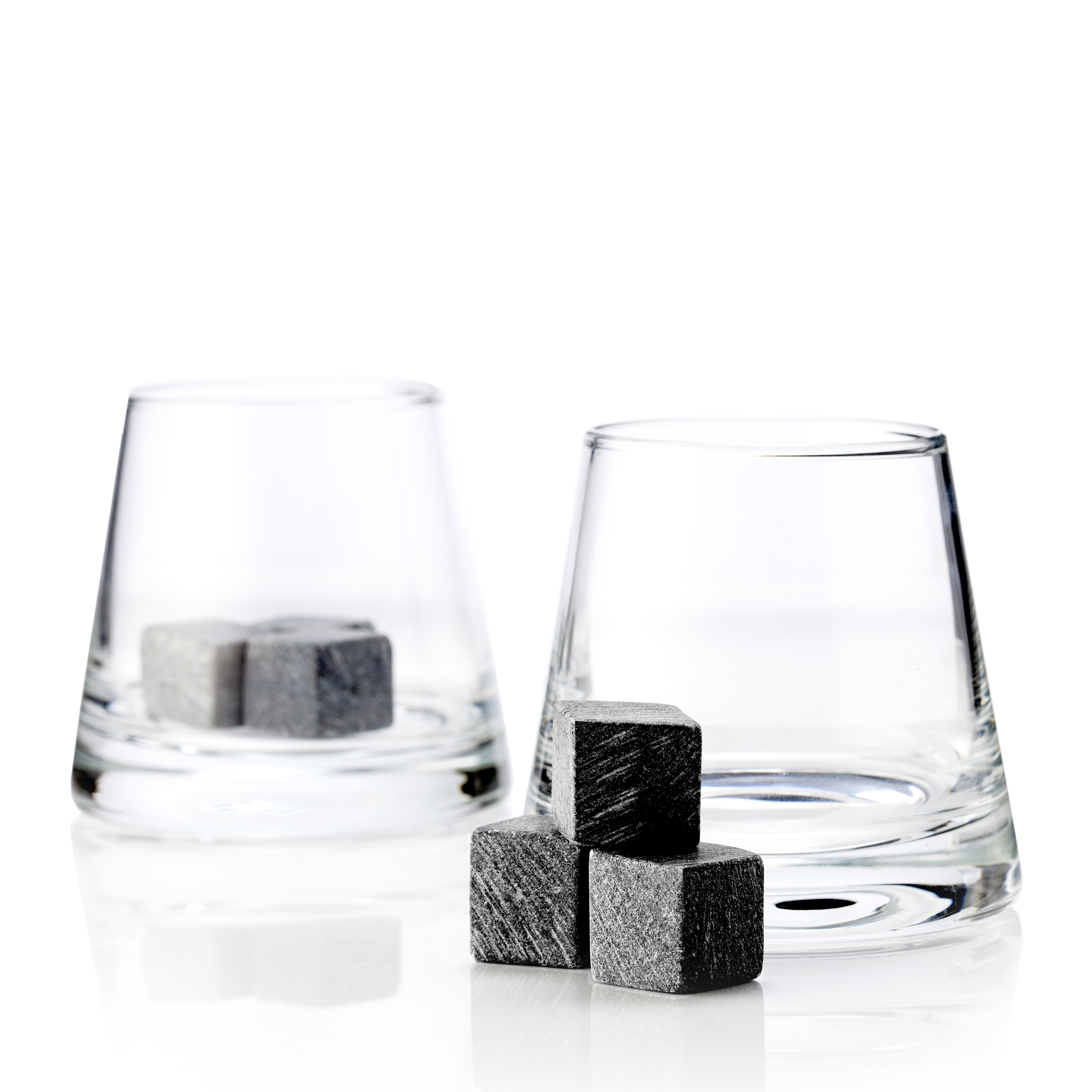 Viski® Glacier Rocks® Soapstone Cube and Tumbler Set 3