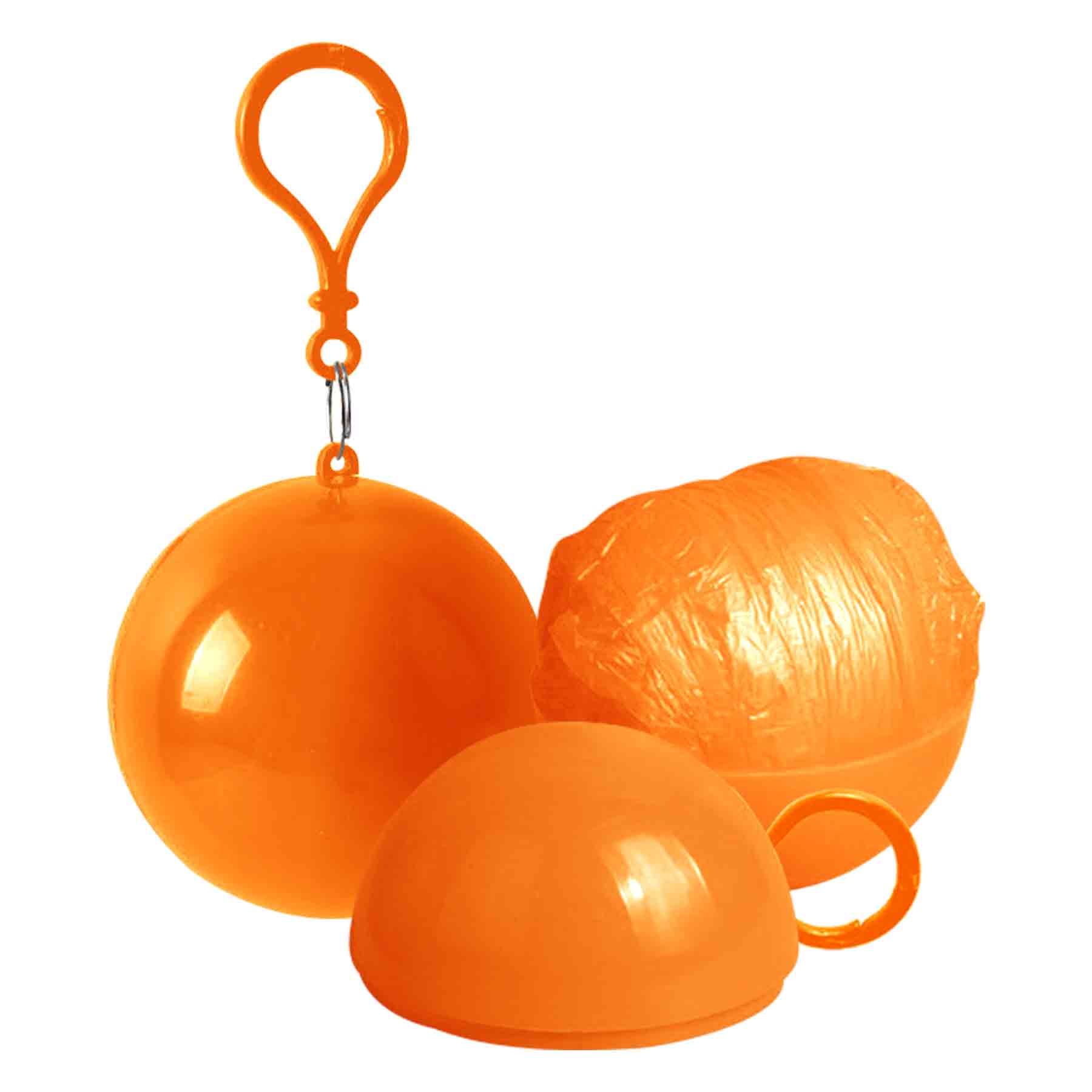 Disposable Raincoat Ponchos with Keychain Ball, custom jacket with logo imprint 7