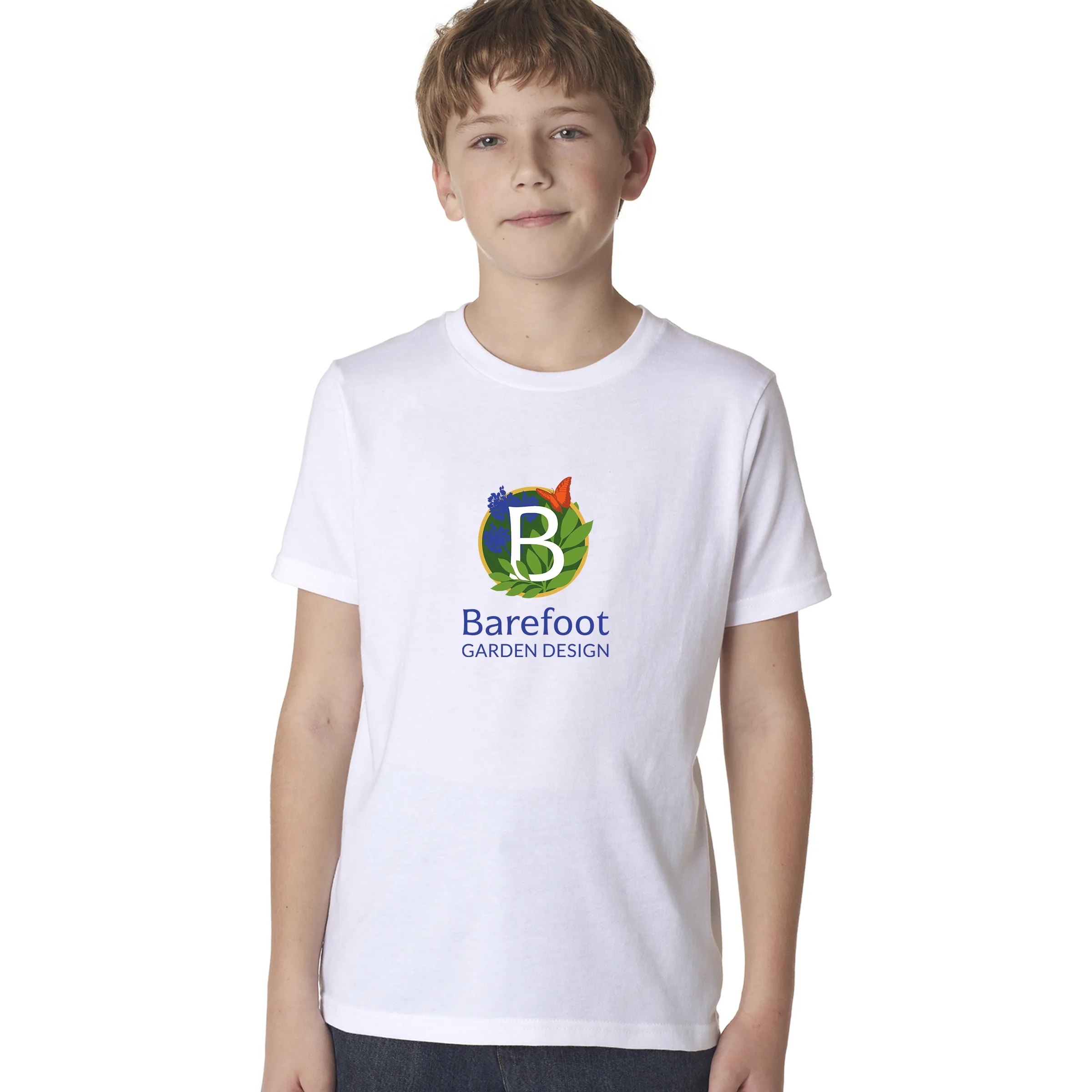 Next Level Youth Boys' Cotton Crew 3