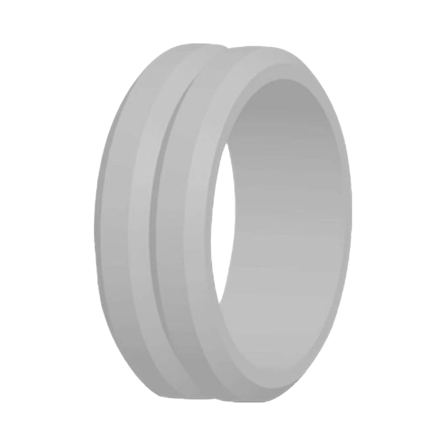 V-Groove Silicone Ring for Men – Flexible & Durable 1
