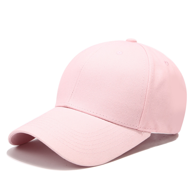 6 Panel Structured Baseball Caps w/ Custom Logo Adjustable 2