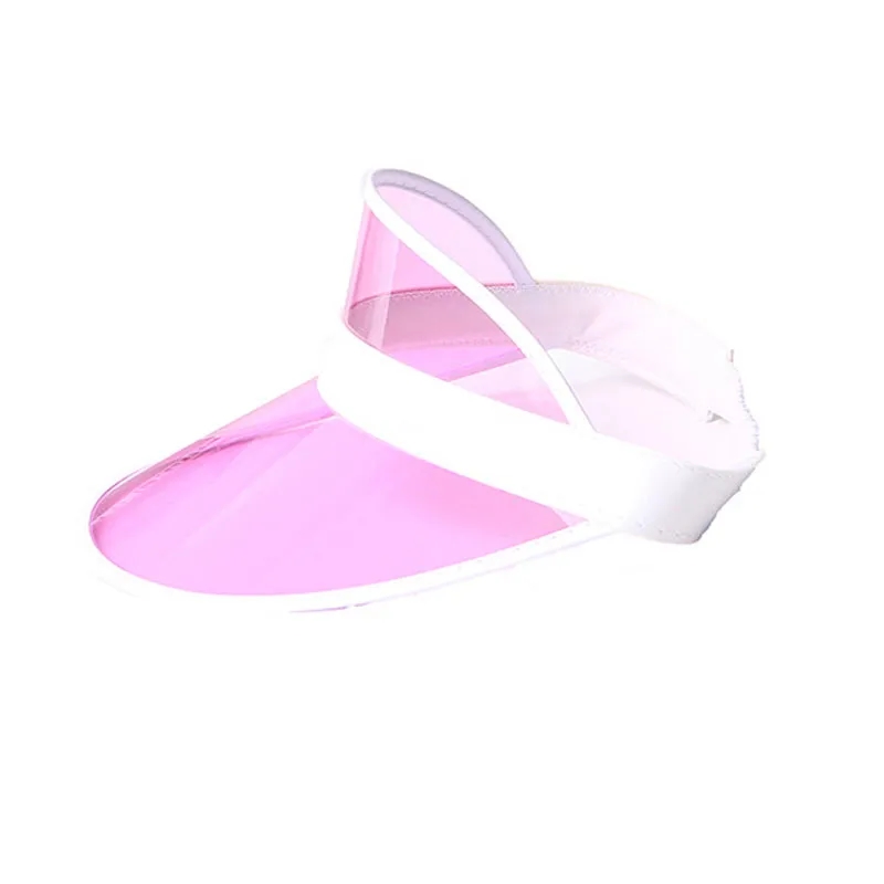 PVC Empty Top Sun Hat, custom hat with logo imprint 2
