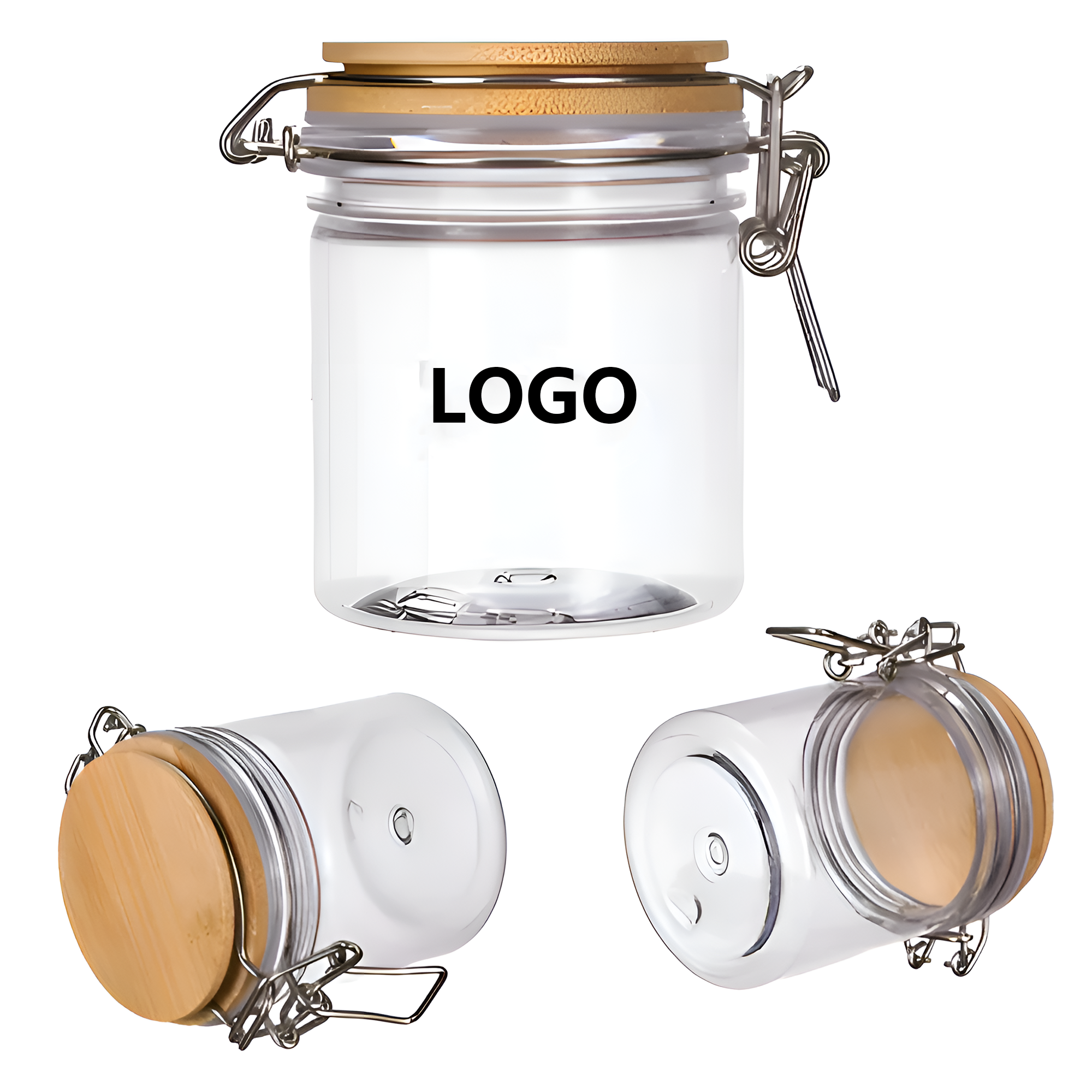 PCS Versatile 10 OZ Plastic Airtight Storage Jar 3
