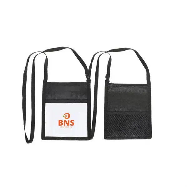 Secure Neck Wallet Badge Holder with Waterproof Pouch