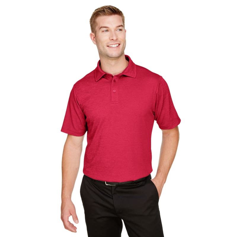 Devon & Jones CrownLux Performance™ Men's Address Melange Polo 12