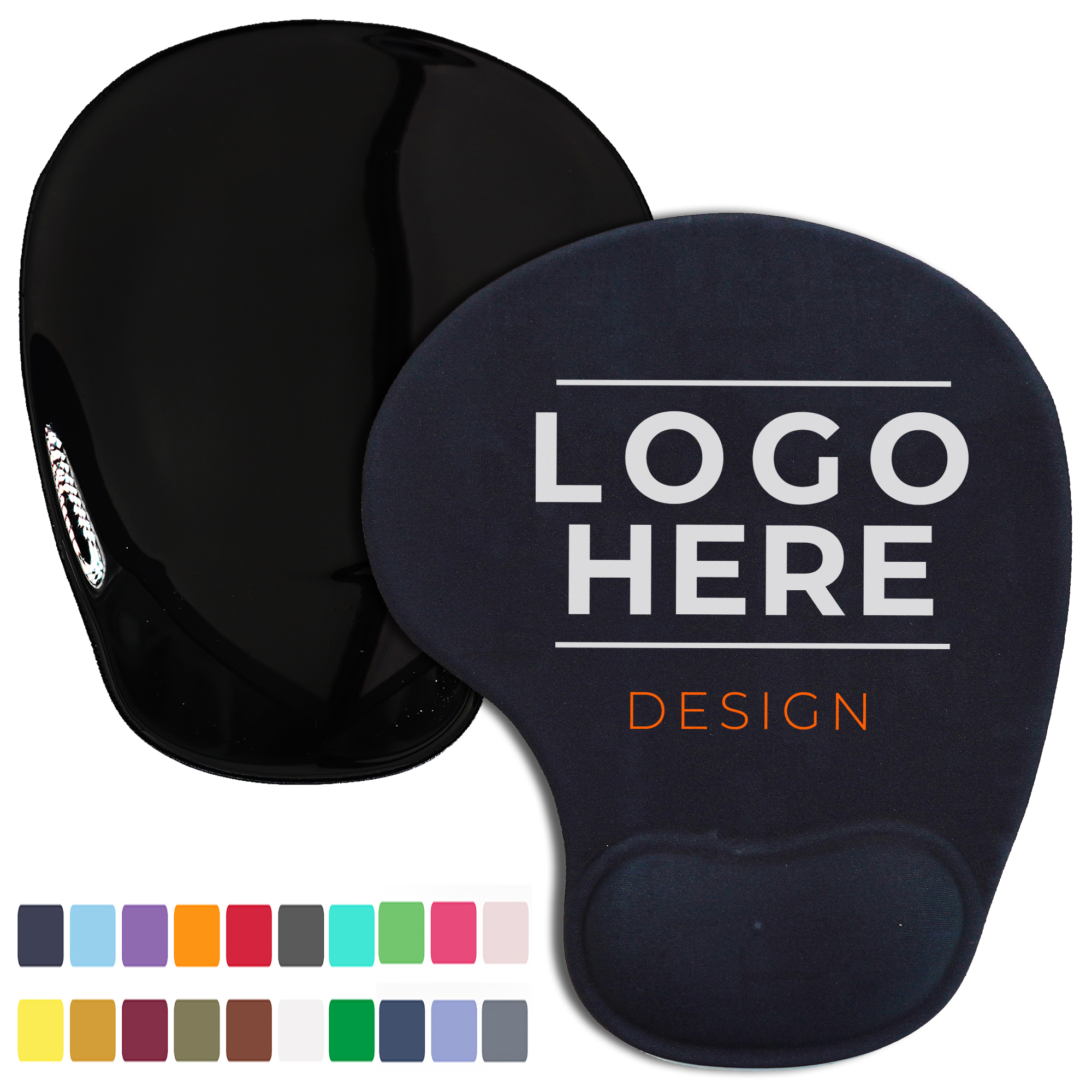 MOQ50 Full Color Silicone Wrist Rest Mouse Pad 2