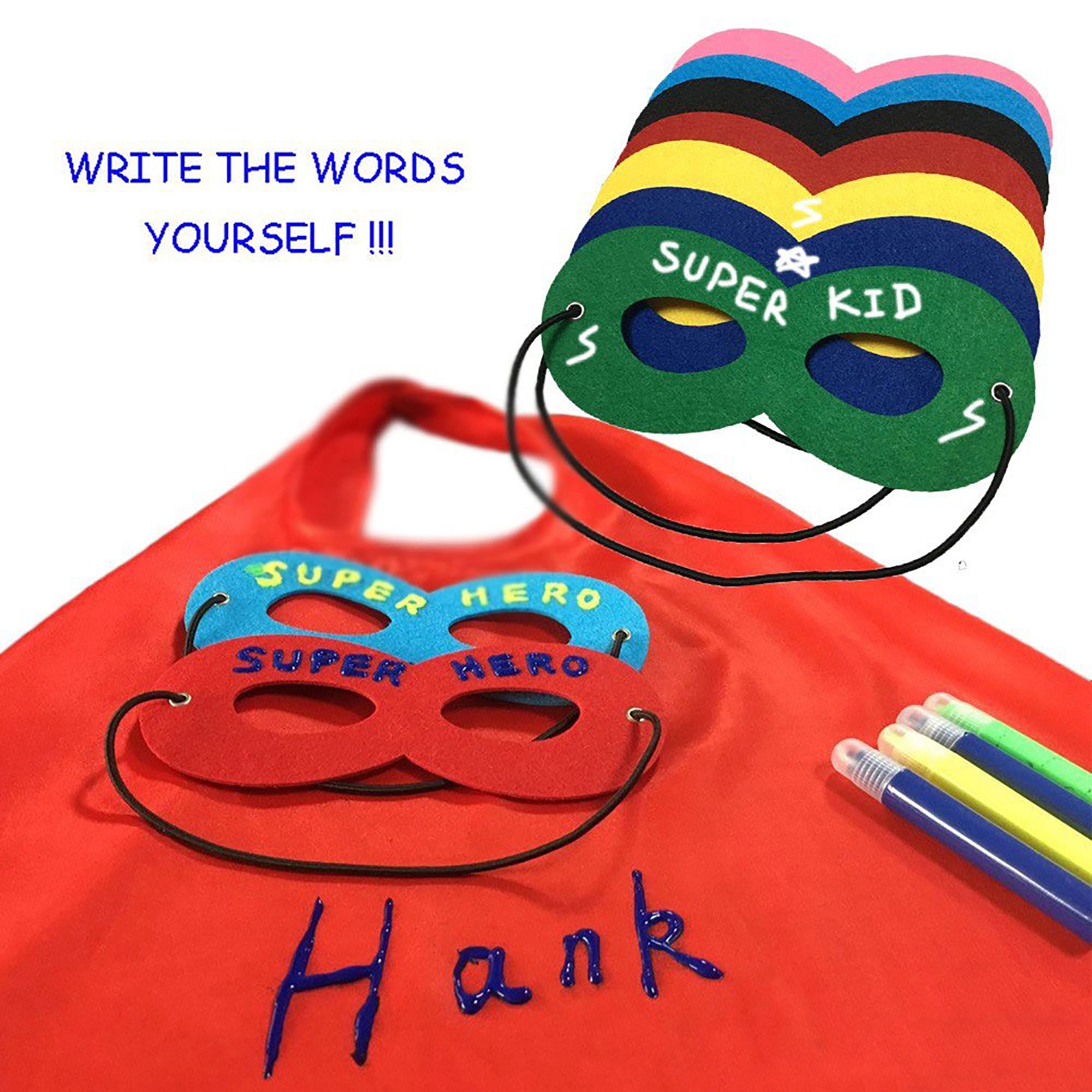 Halloween Costume Cosplay Cape And Masks For Kid 4