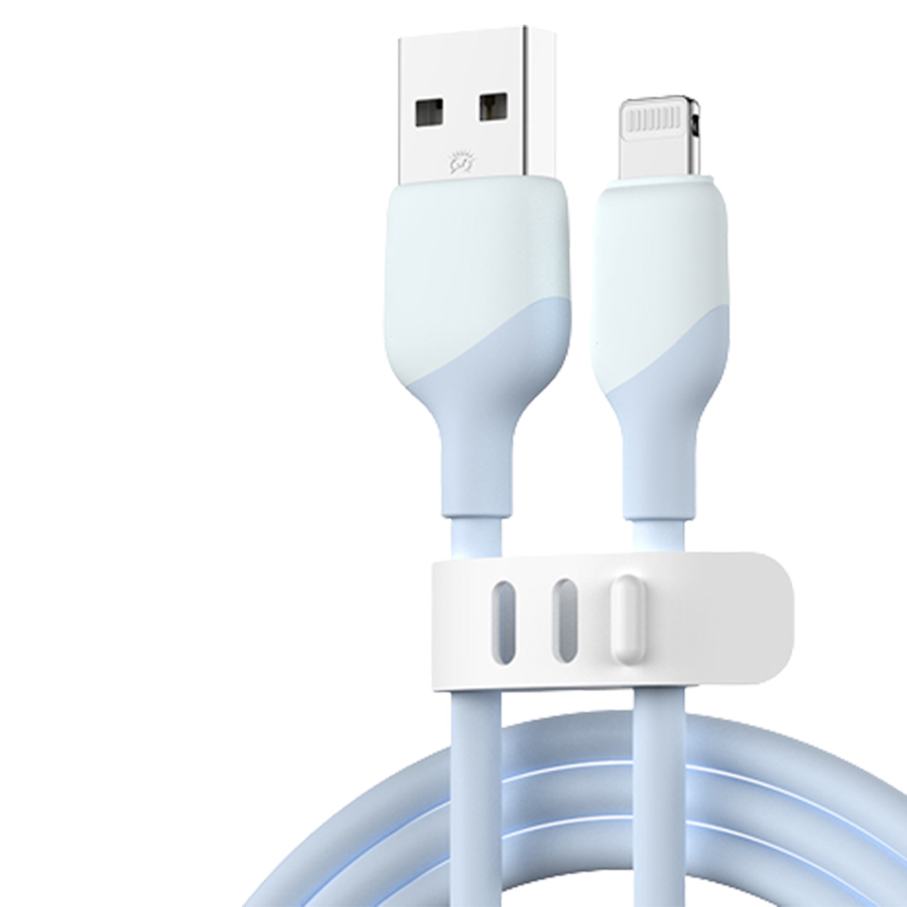 39.37 Inch Silicone Charging Cable Compatible For Iphone 3