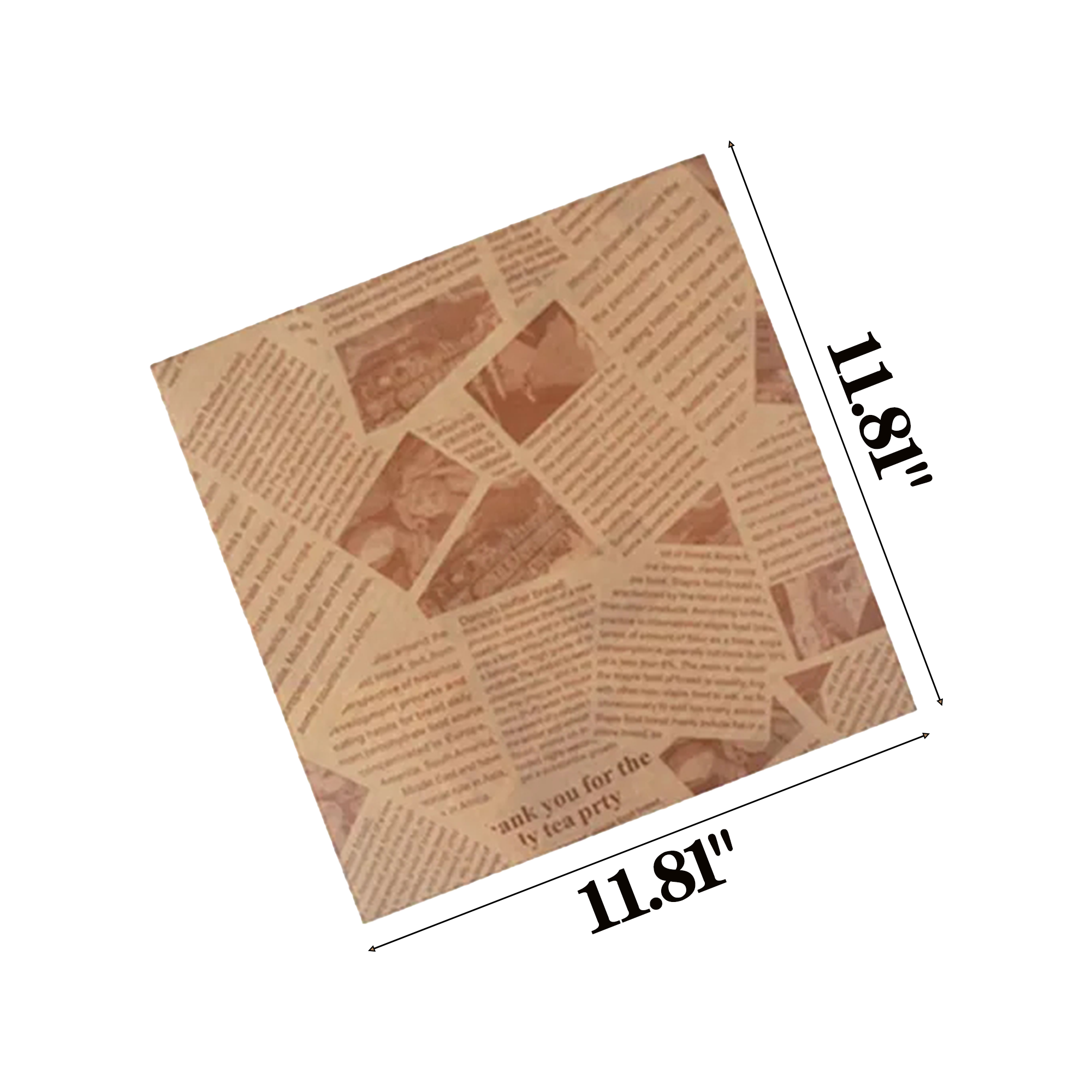 Hamburger Wrapping Paper 4