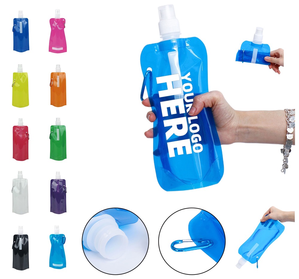 Collapsible Sports Drinking Water Bottle 2