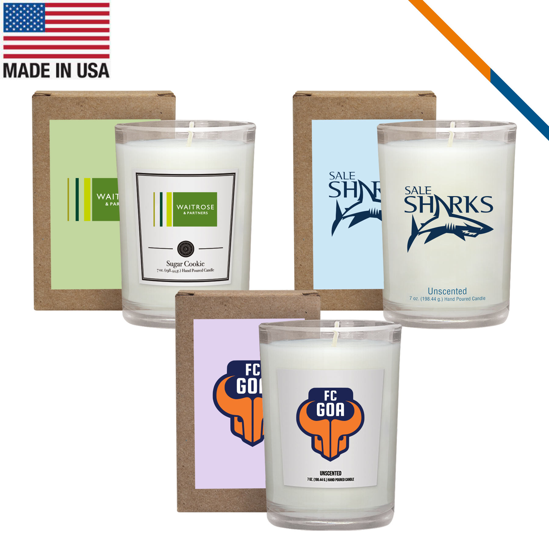 Zia Cardboard Gift Box Scented Tumbler Candle - 8 OZ. 1