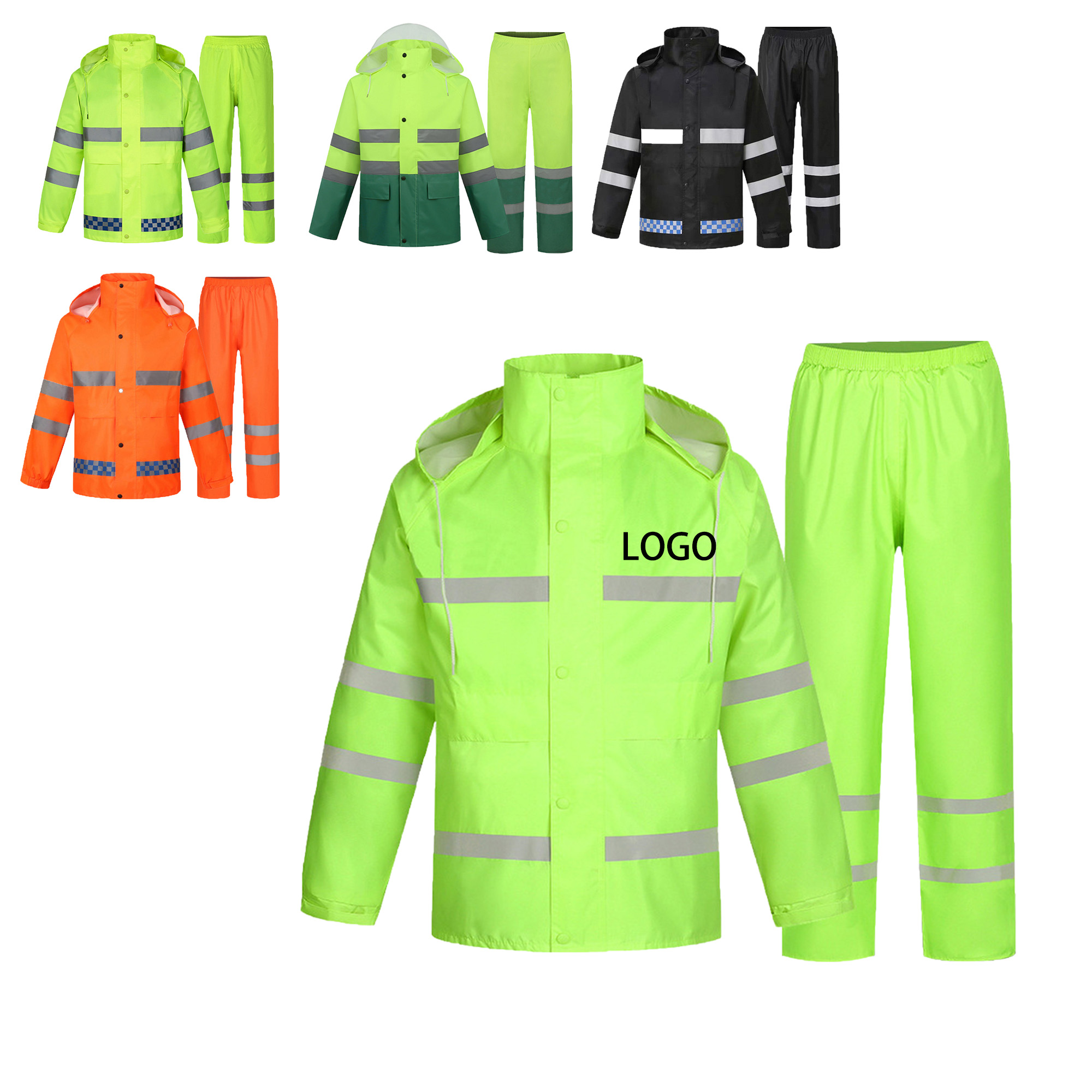 Multi-Pocket Reflective Suit 2
