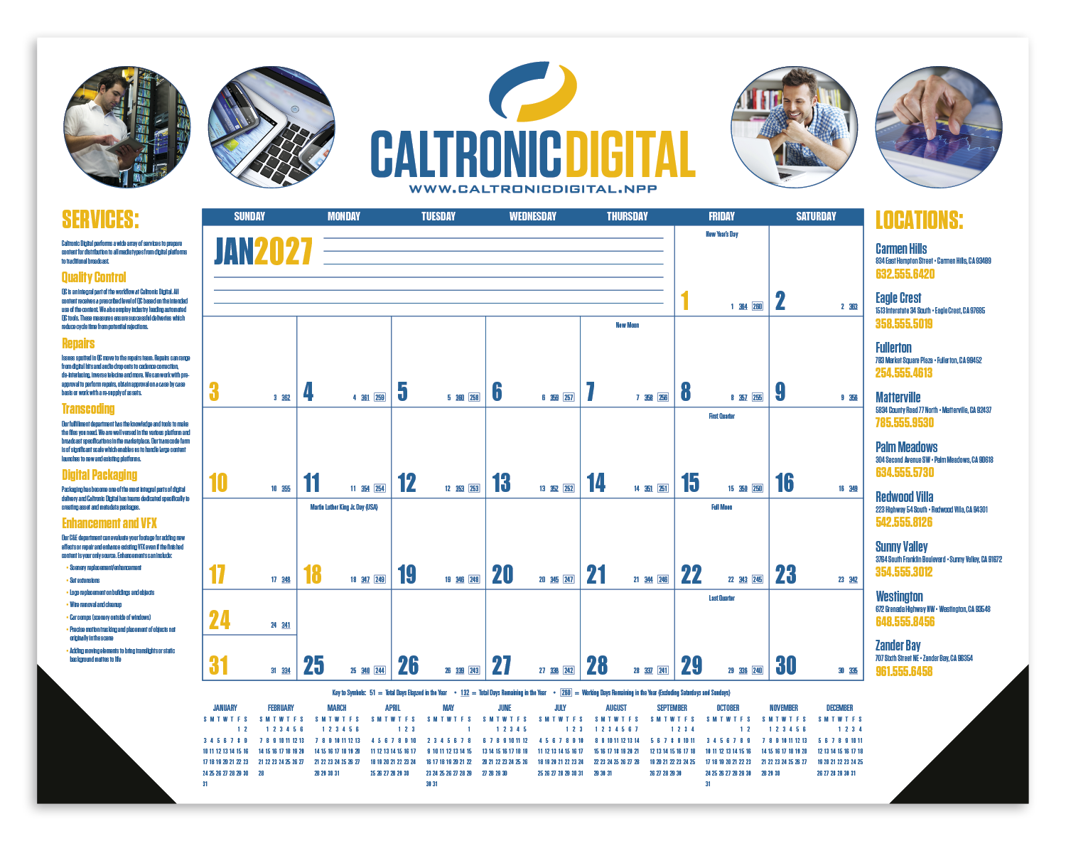 Good Value™ Multi-Color Desk Pad 30