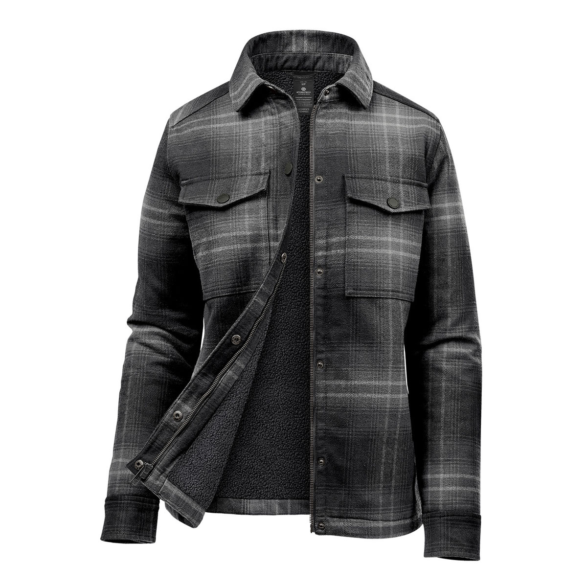 Stormtech Women's Highland Sherpa Lined Plaid Jacket 11
