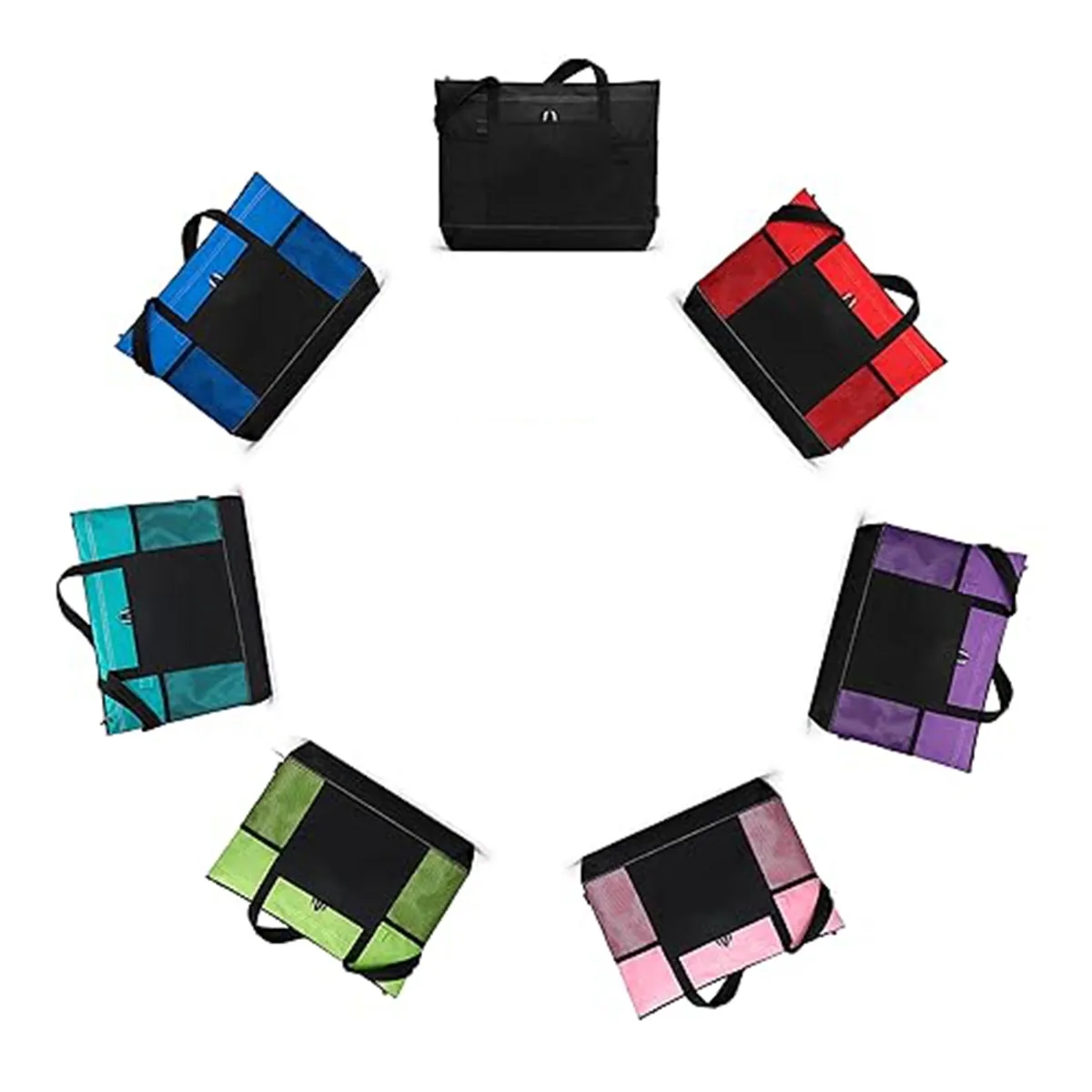 Knitting Personalized Embroidered Tote Shoulder Bag 4