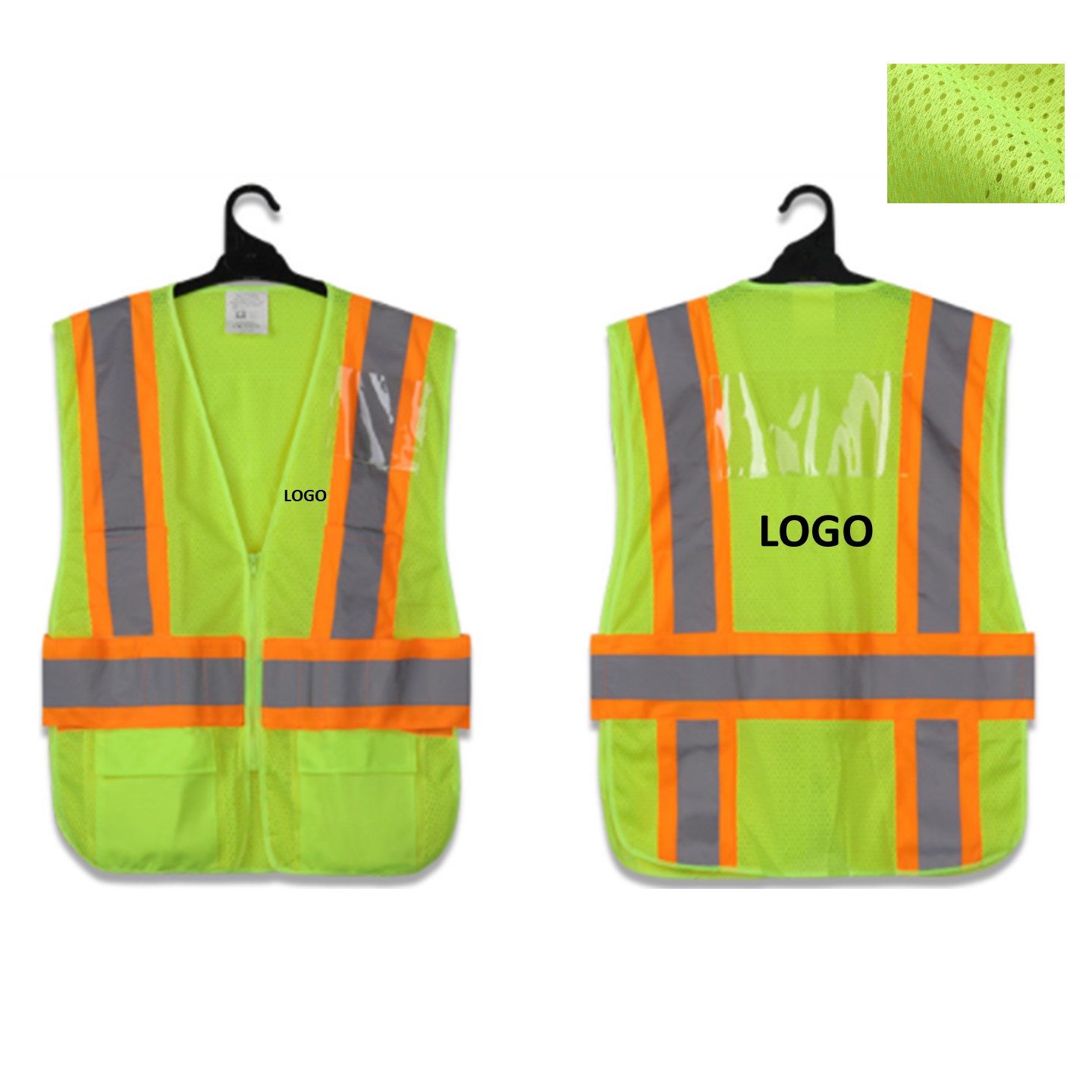 Custom Mesh Reflective Safety Vest 1
